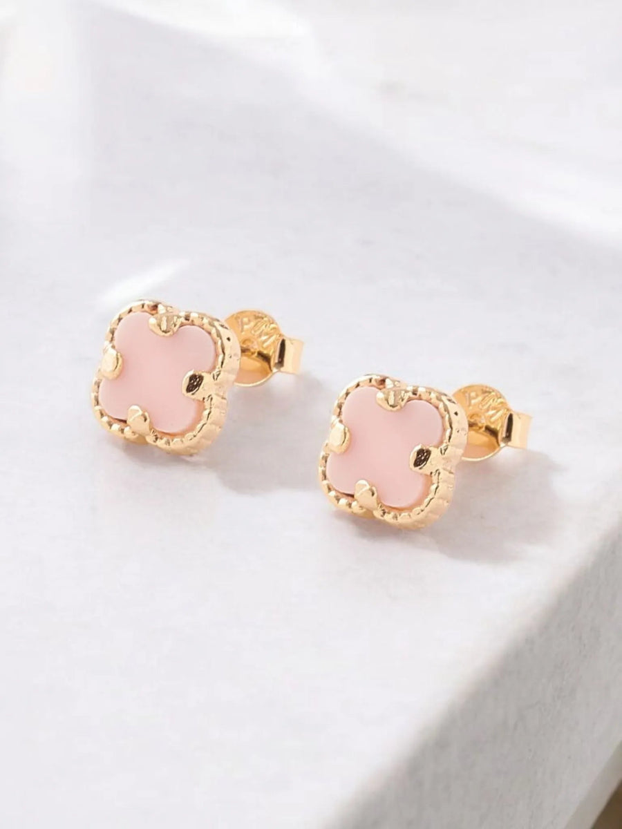 Arete Topo Trébol Rosado