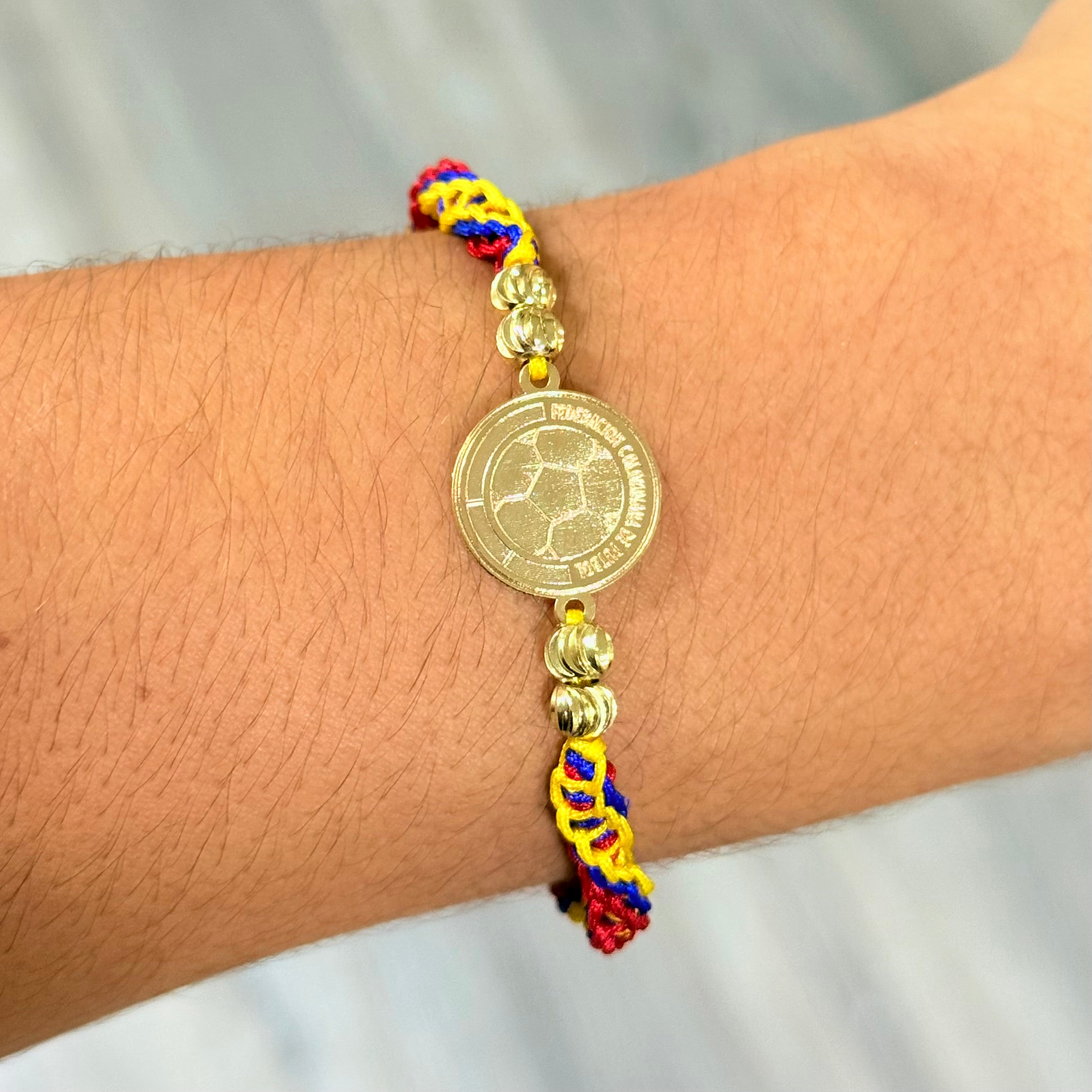 Pulsera Artesanal Colombia tejido cruzado