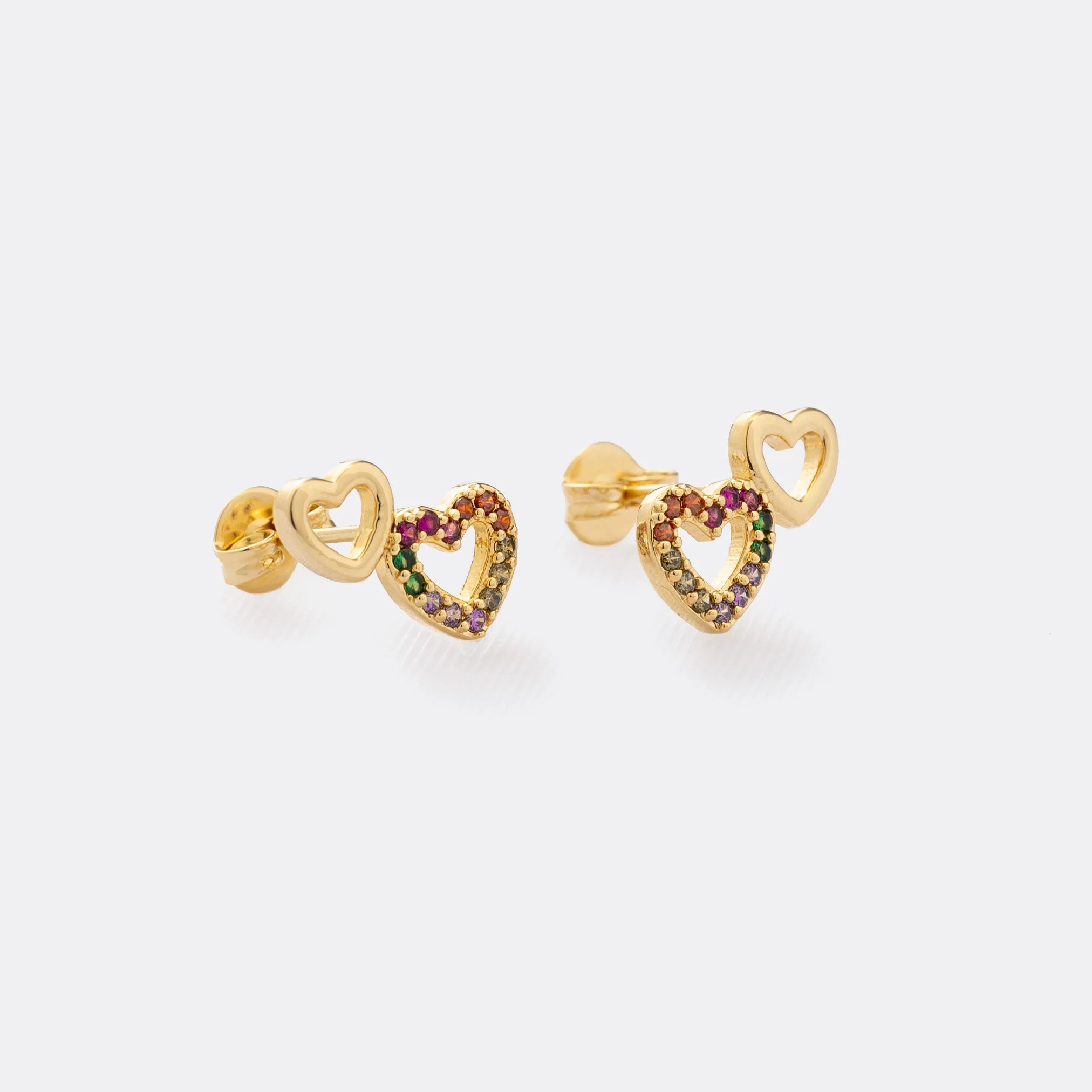 Topo En Oro Laminado 18K Double Free Love Para Dama