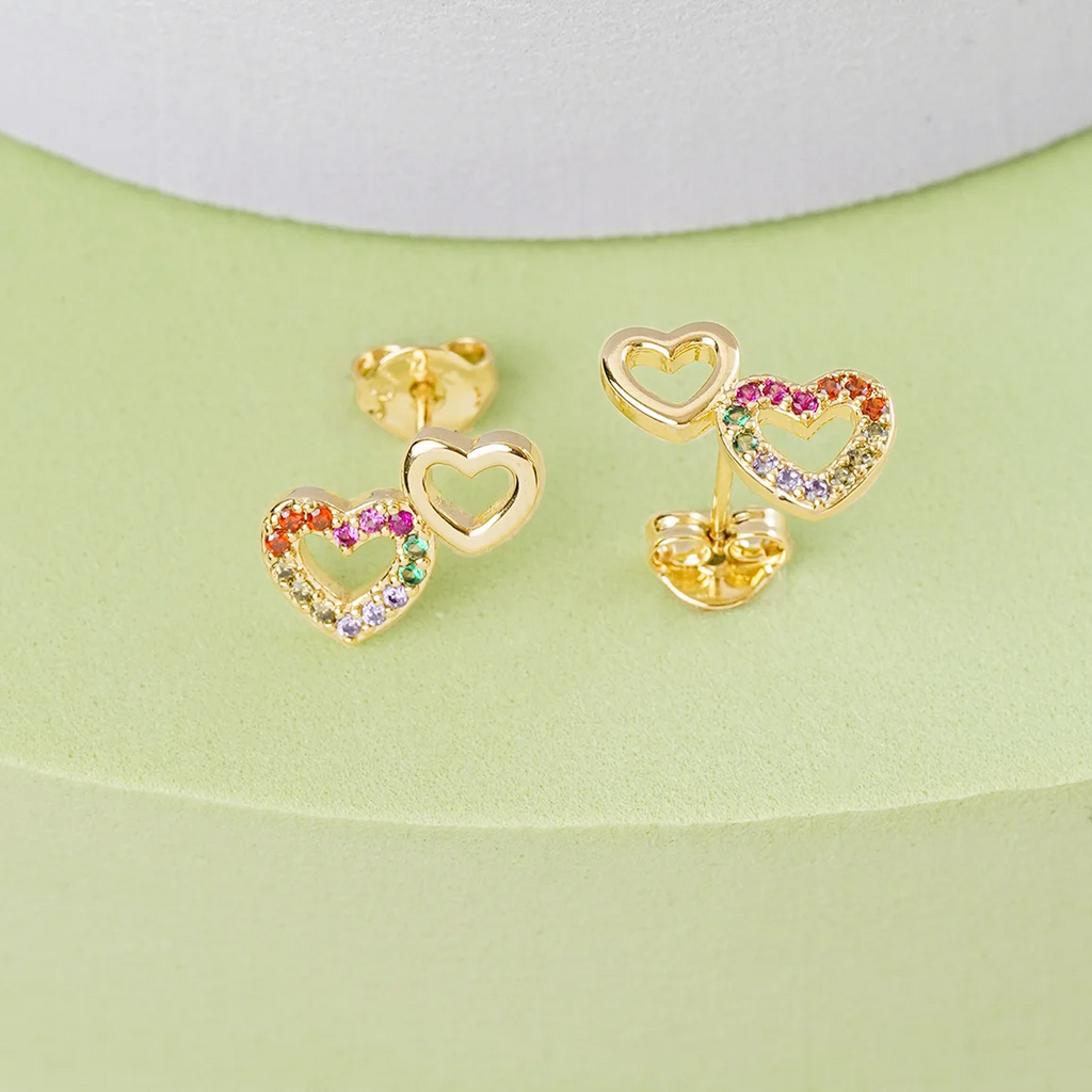 Topo En Oro Laminado 18K Double Free Love Para Dama