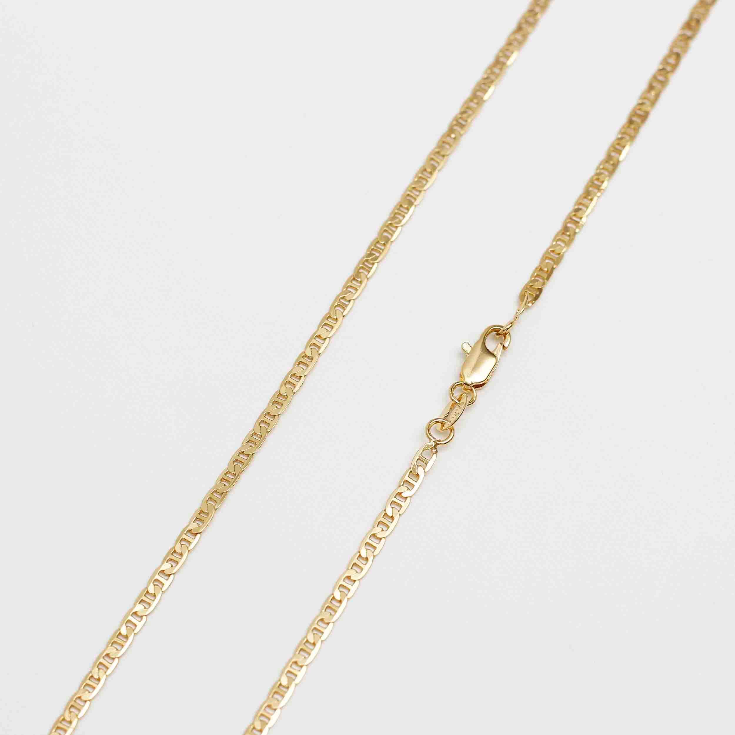 Cadena En Oro Laminado 18K Escalera Para Dama