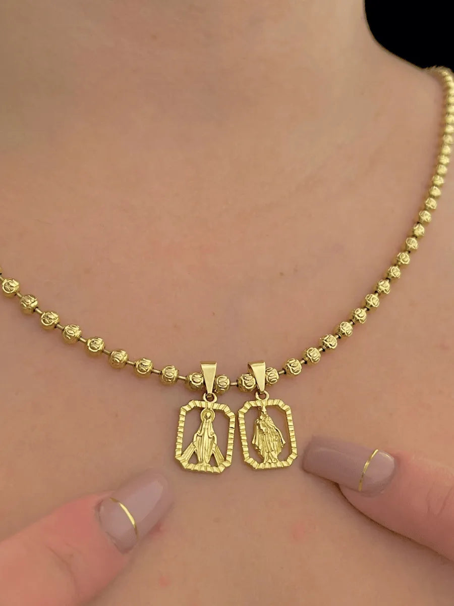 Dije Virgen del Carmen Silueta