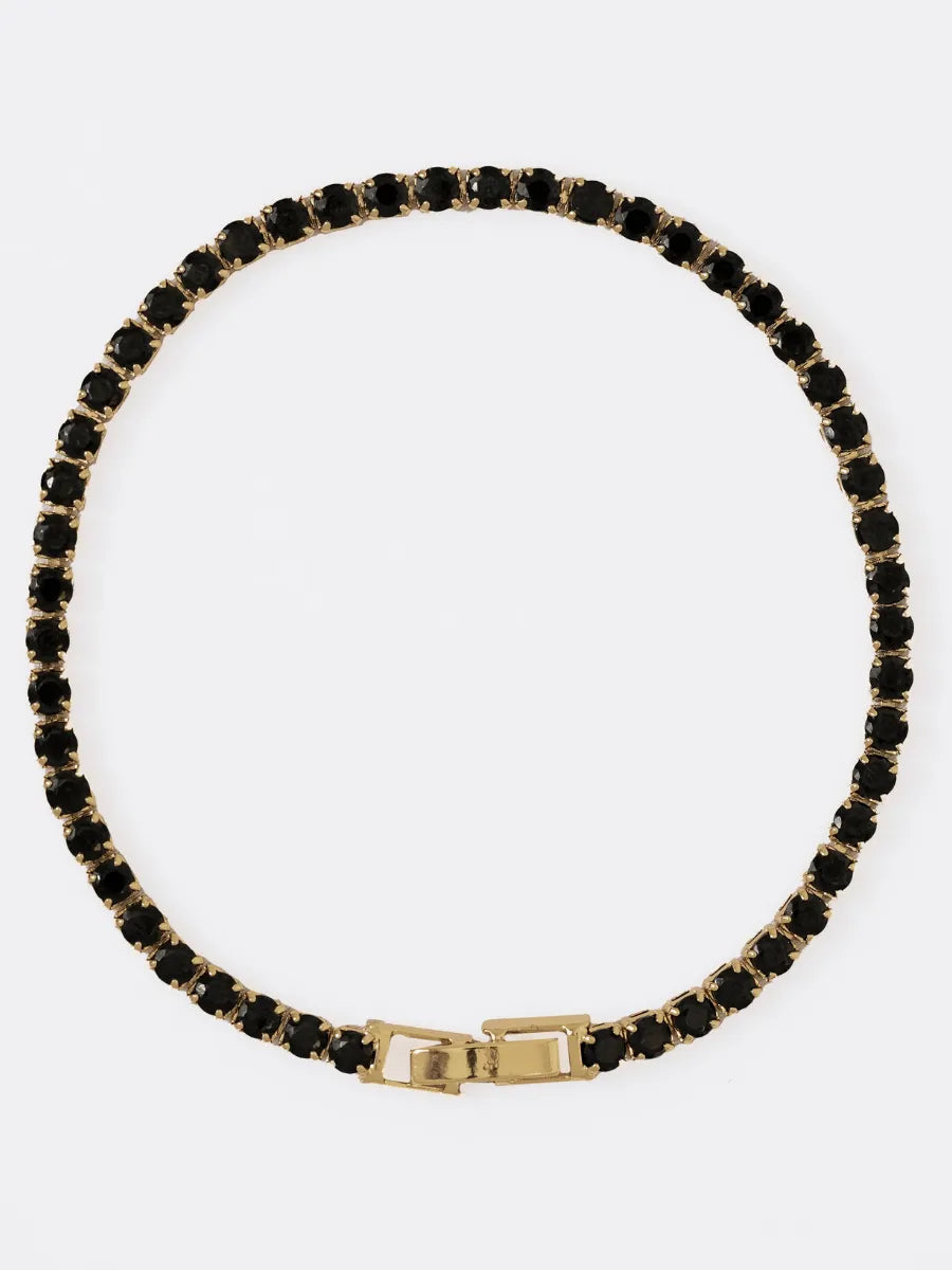 Pulsera Circonias Negra