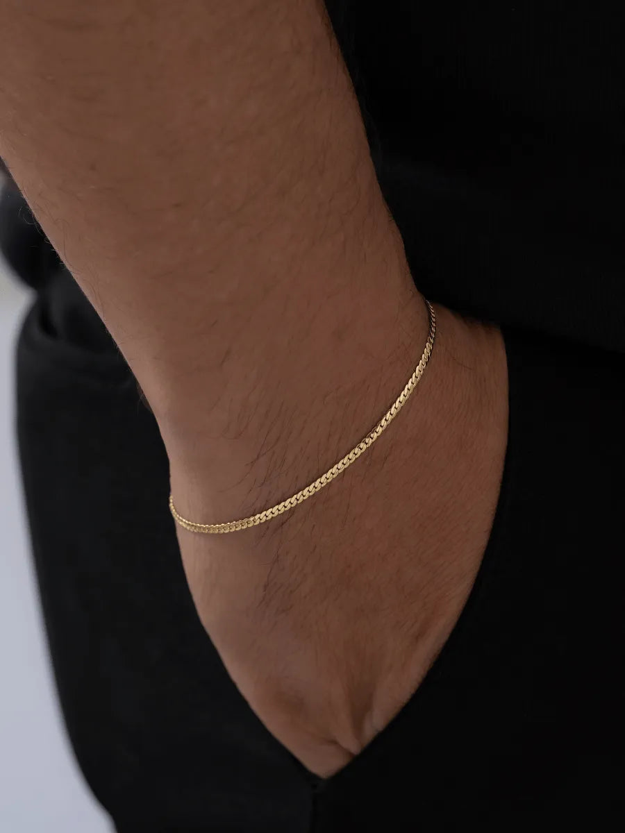 Pulsera Serpiente Plana Finita