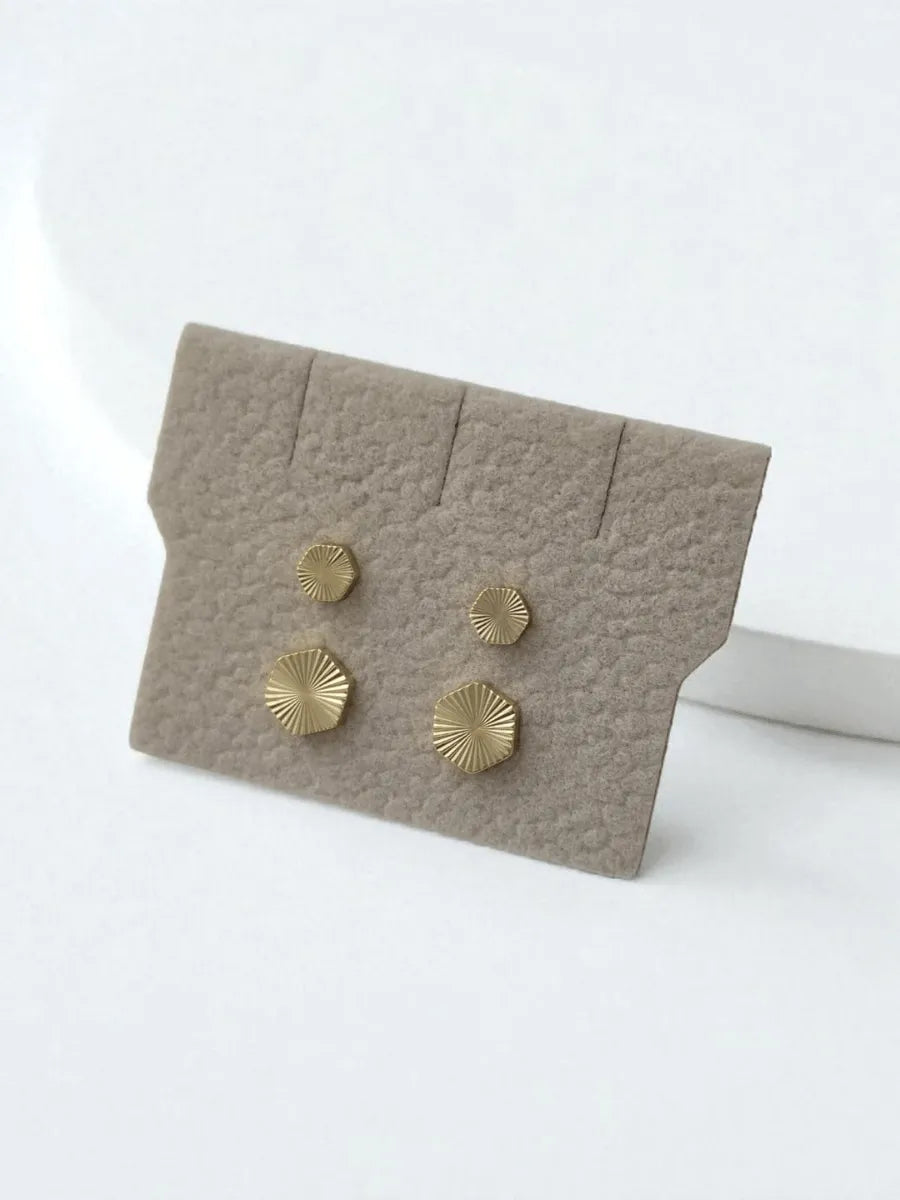 Arete Topo Hexágono Diamantados Pequeños