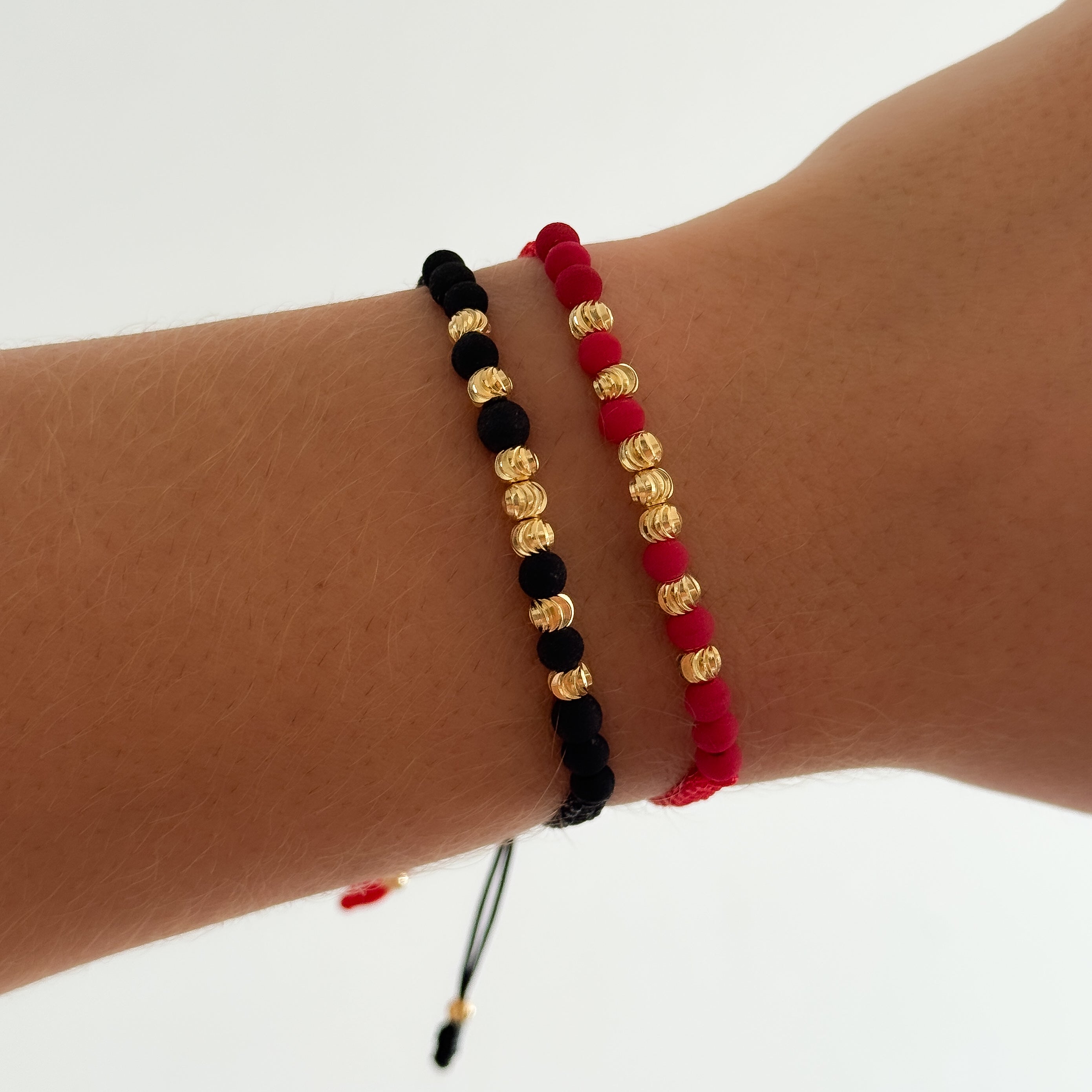 Pulsera Artesanal balin italiano y neopreno