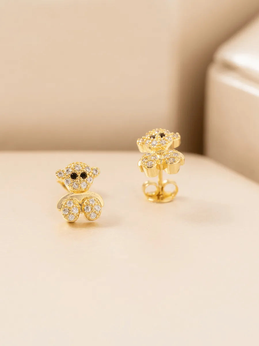 Arete Osito con Circonias