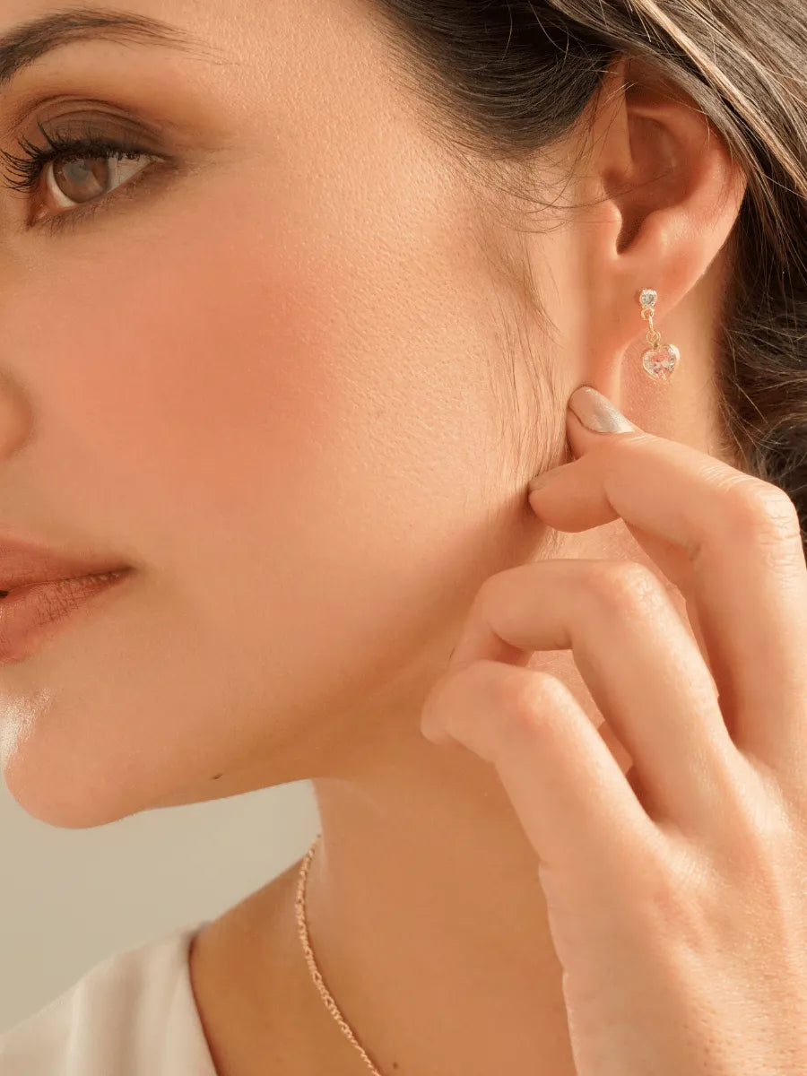 Arete Corazón Circonias