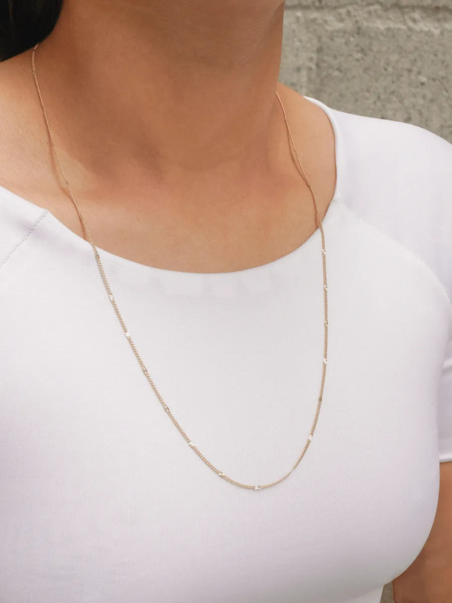 Cadena Cubana Con Destellos