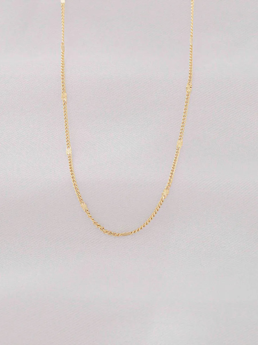 Cadena Cubana Con Destellos