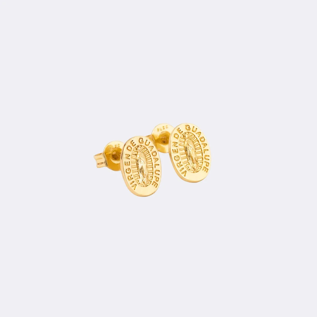 Topo En Oro Laminado 18K Virgen de Guadalupe Para Dama