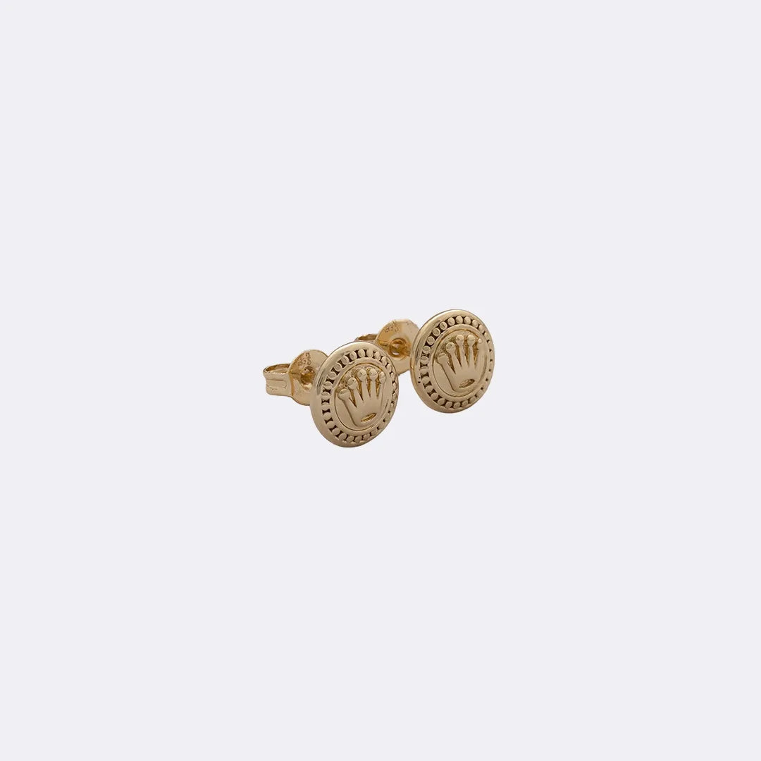 Topo En Oro Laminado 18K Rolx Para Caballero