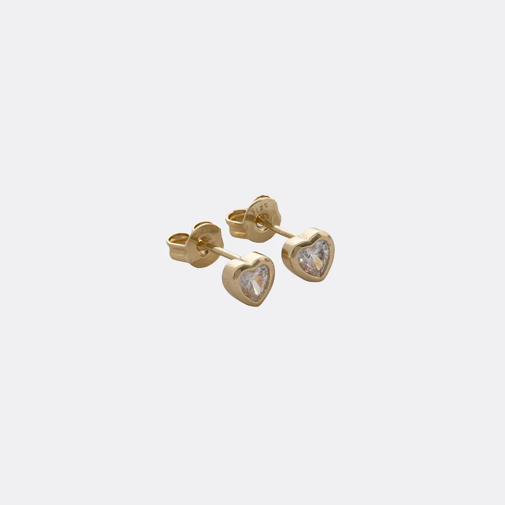 Topo En Oro Laminado 18K Corazón Mini Para Dama