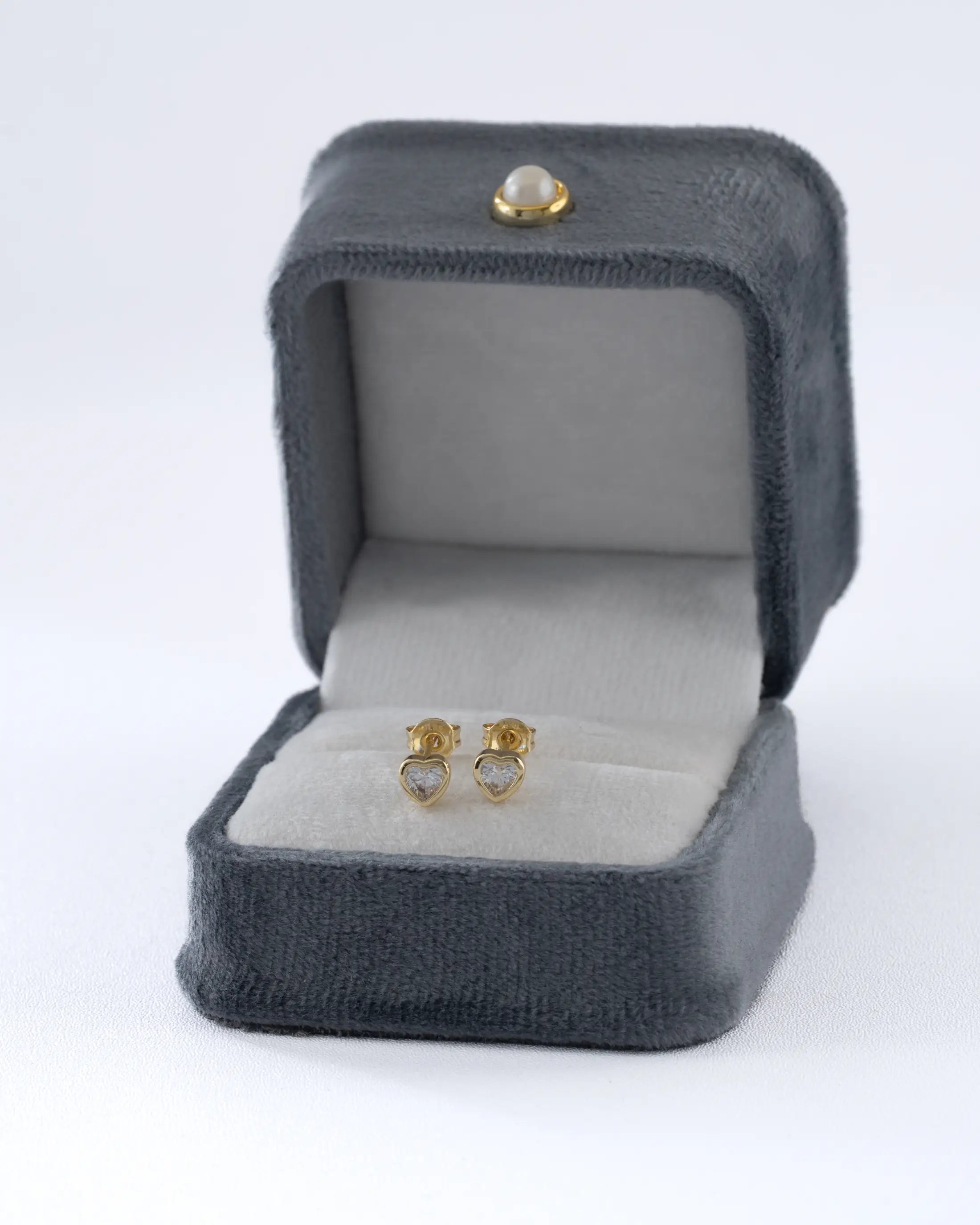 Topo En Oro Laminado 18K Corazón Mini Para Dama