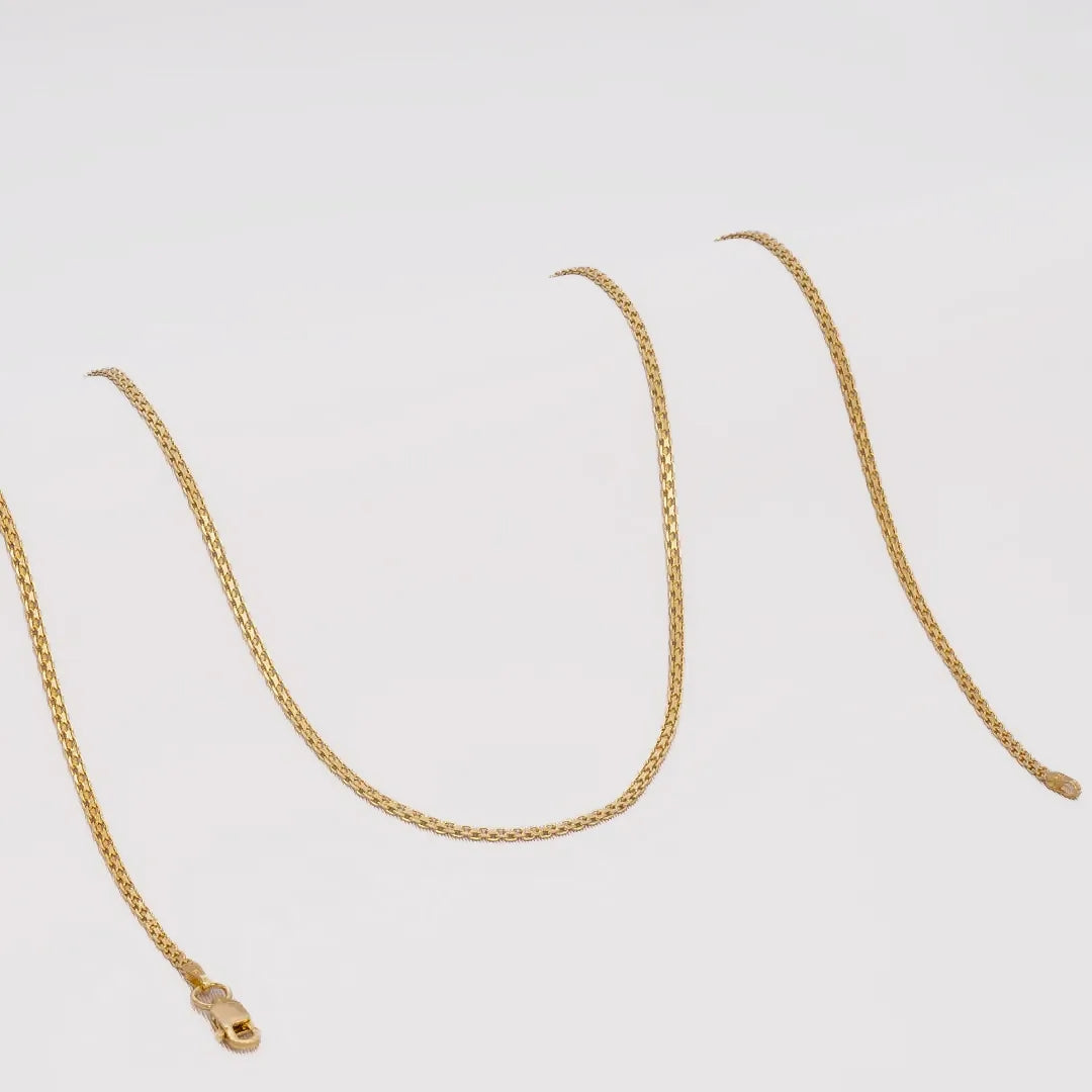 Cadena En Oro Laminado 18K China IT Para Caballero
