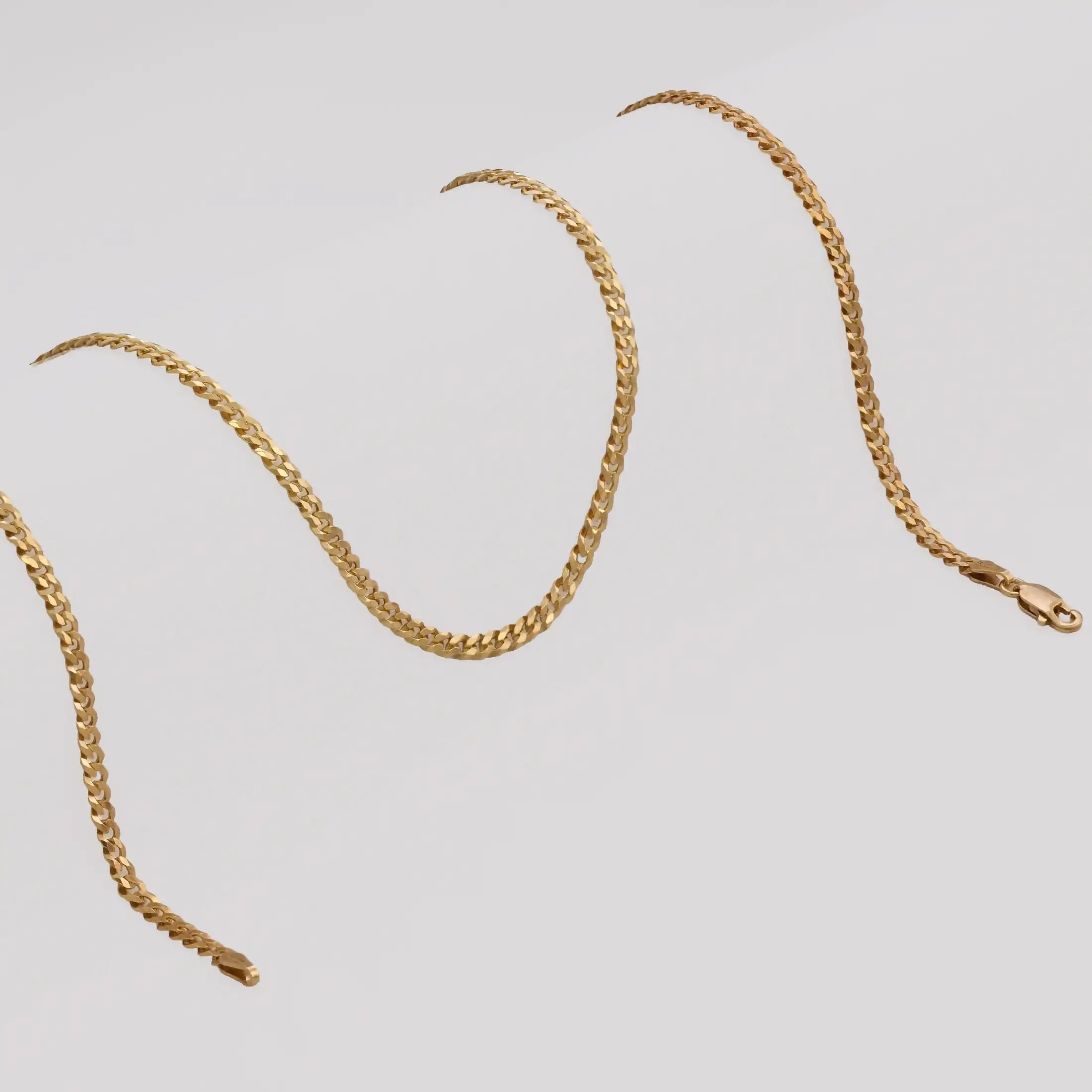 Cadena En Oro Laminado 18K Cuban Link IT Para Caballero