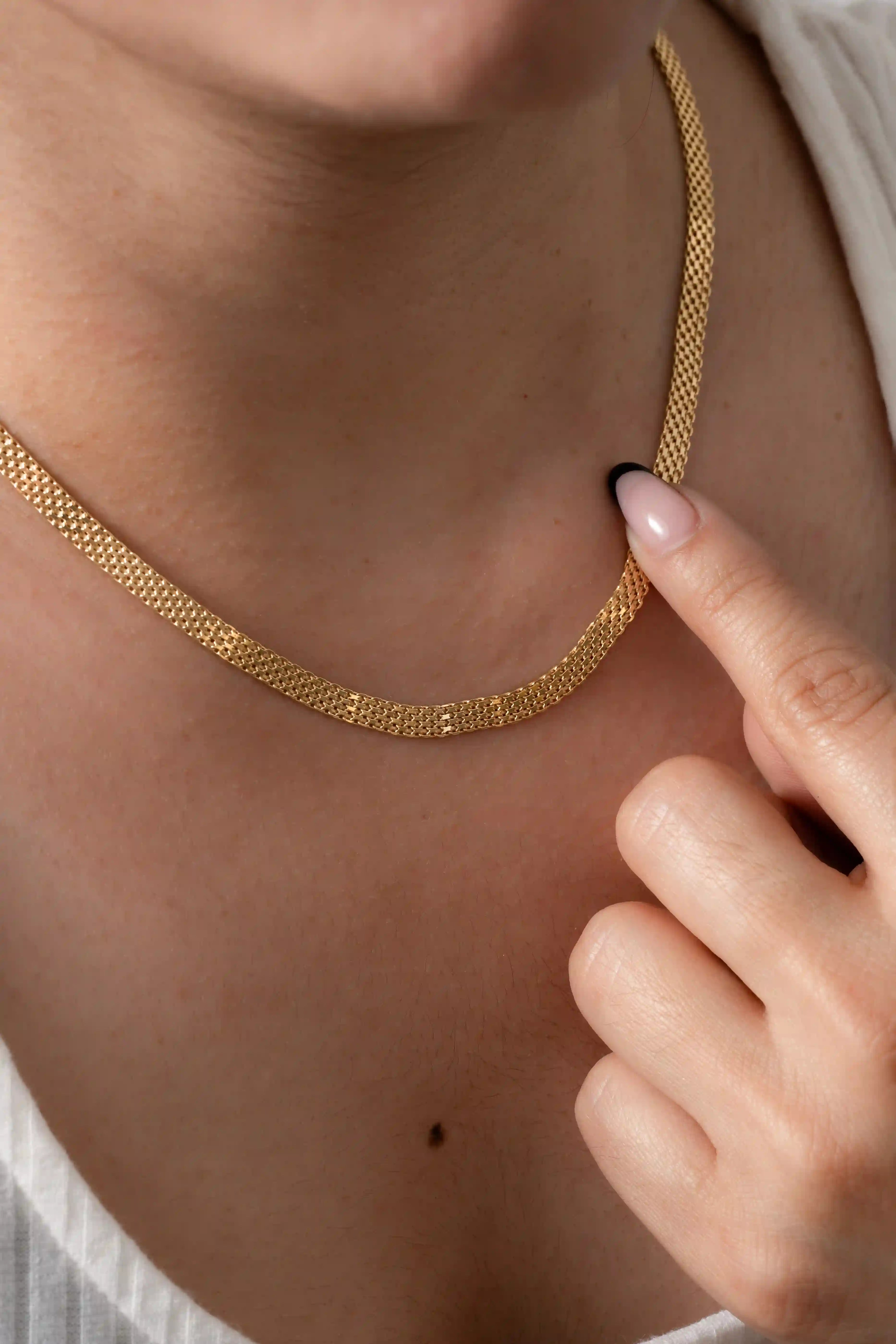 Cadena En Oro Laminado 18K China IT Para Dama