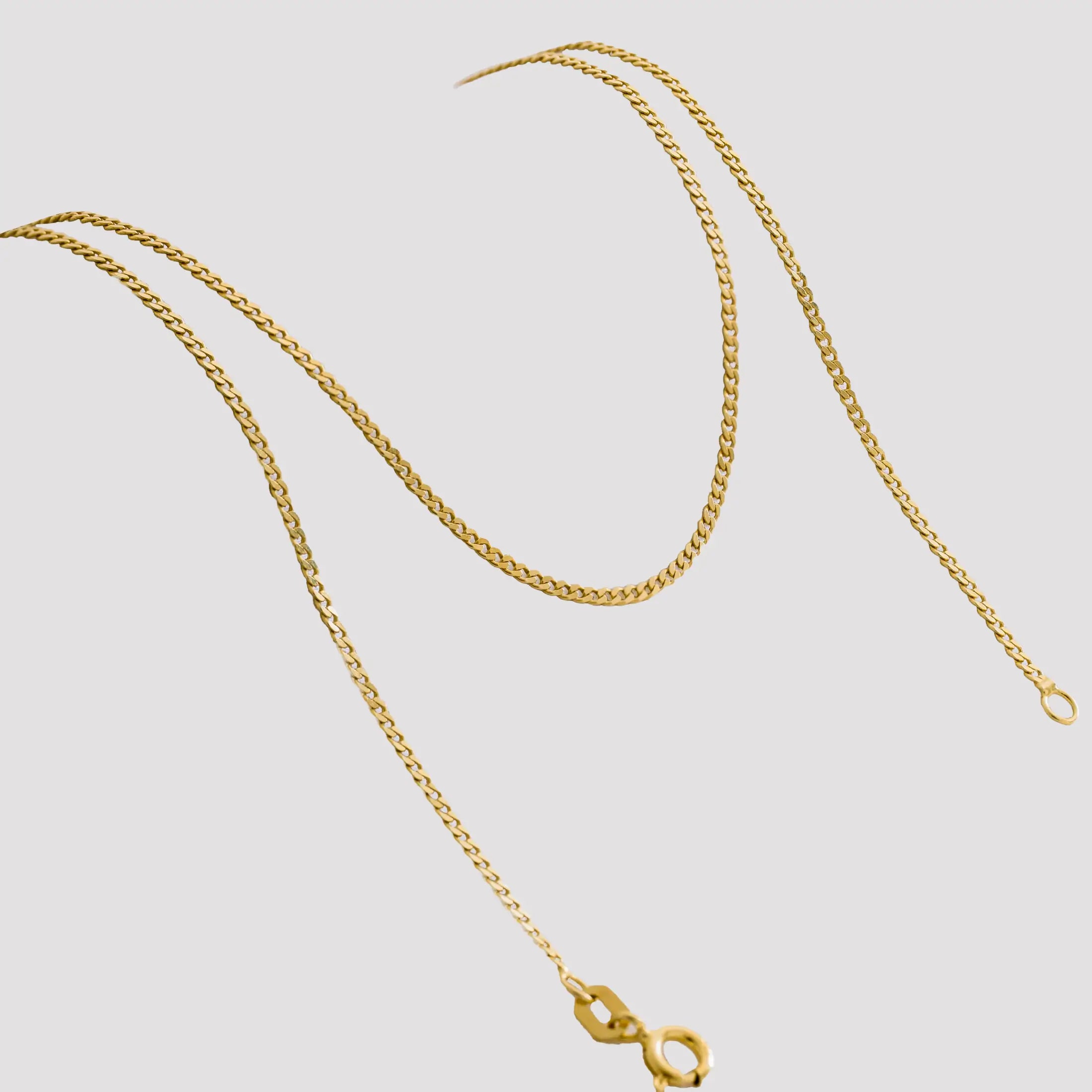 Cadena En Oro Laminado 18K Cubanita IT Para Caballero
