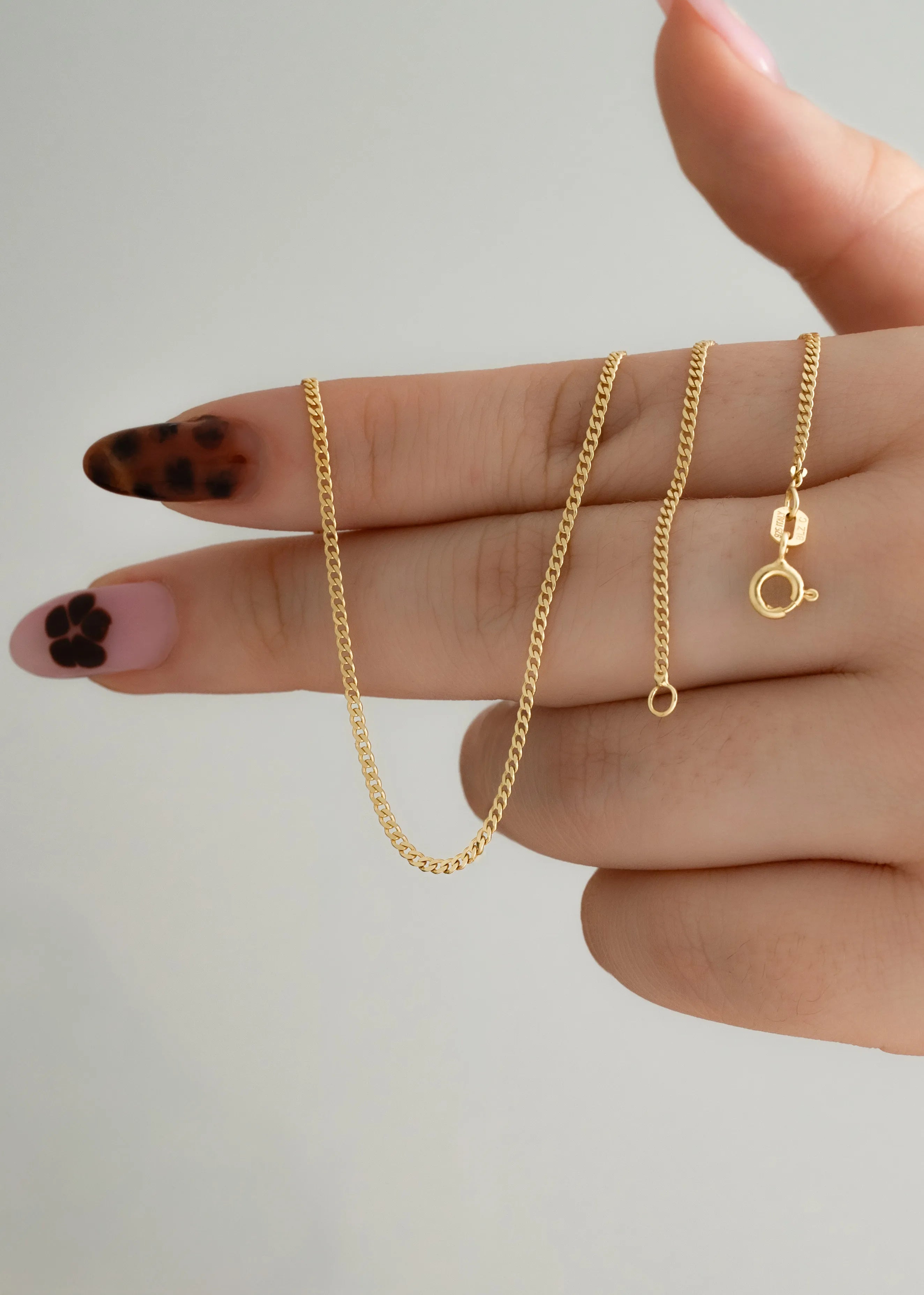 Cadena En Oro Laminado 18K Cubanita IT Para Caballero