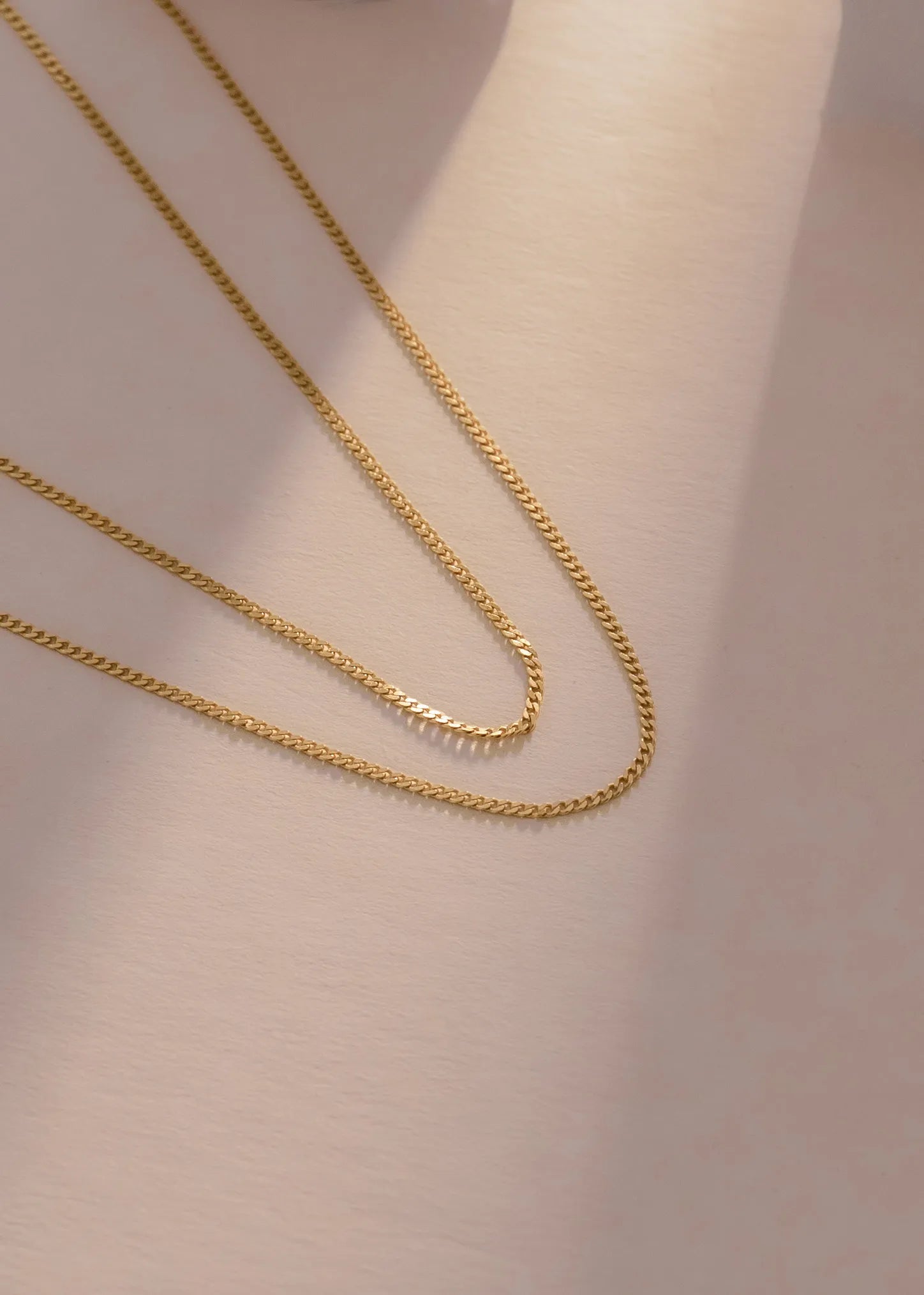 Cadena En Oro Laminado 18K Cubanita IT Para Caballero