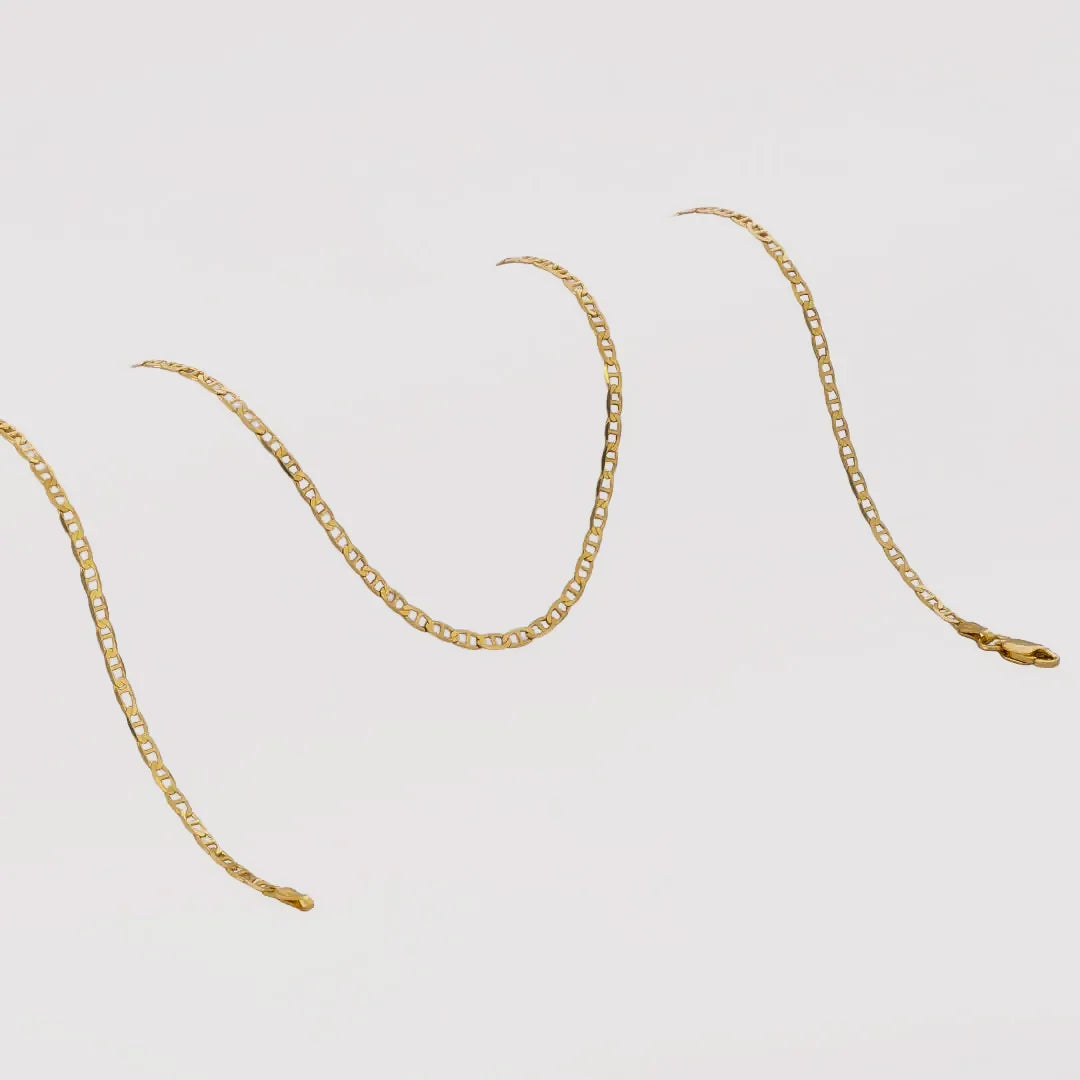 Cadena En Oro Laminado 18K Marine IT Para Caballero
