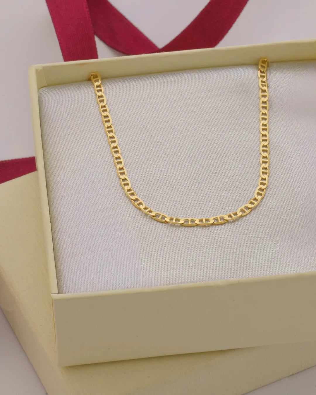 Cadena En Oro Laminado 18K Marine IT Para Caballero