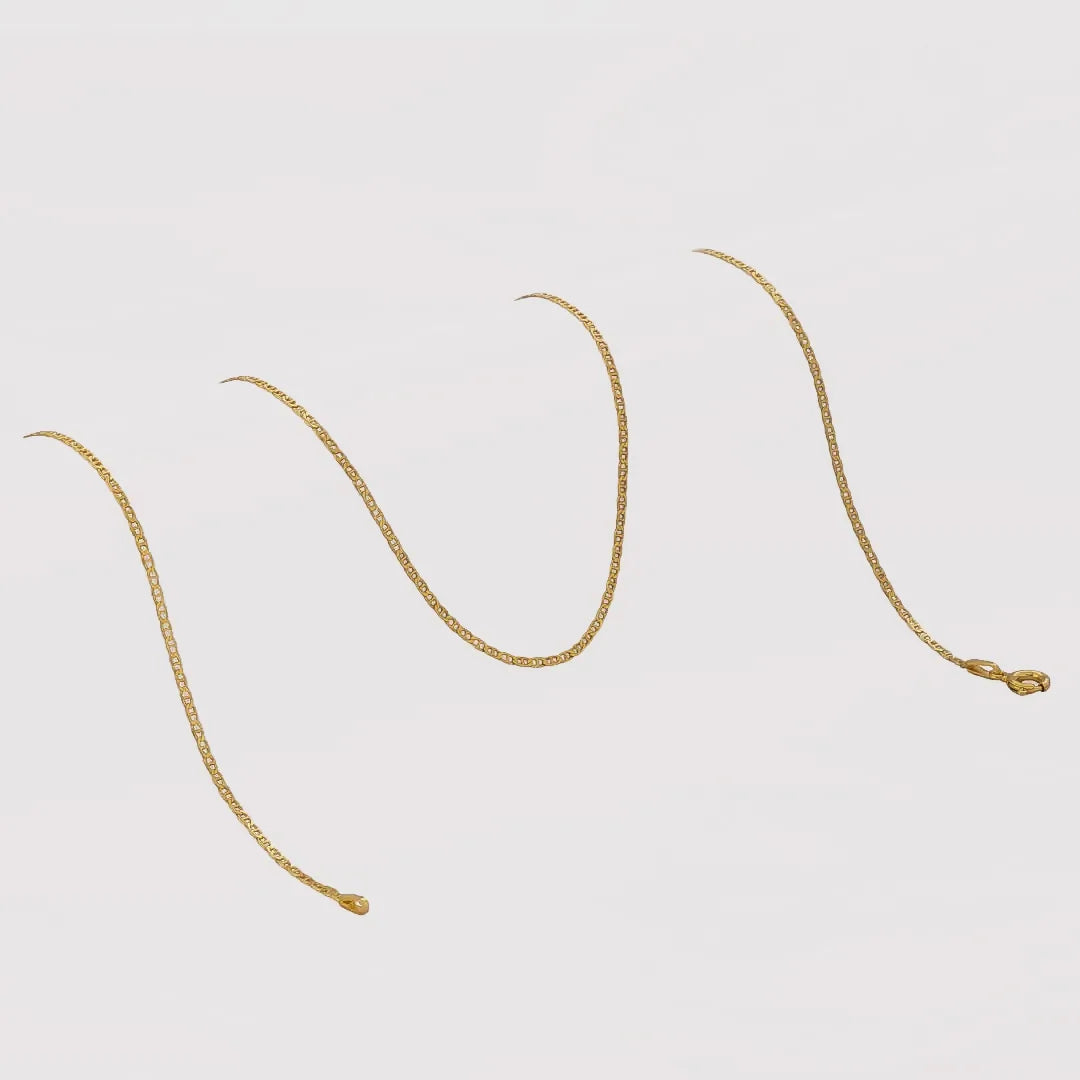 Cadena En Oro Laminado 18K Marine IT Para Caballero
