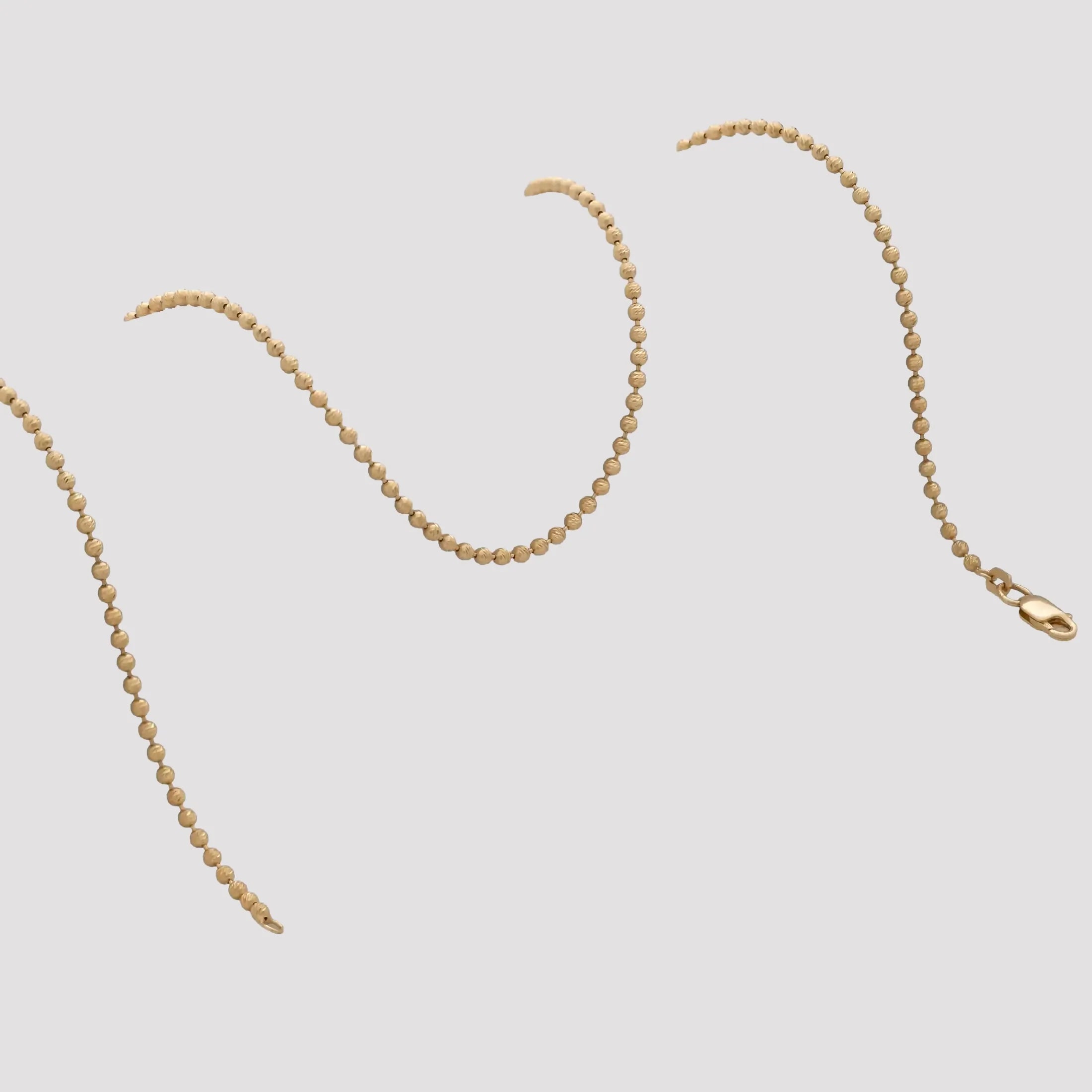 Cadena En Oro Laminado 18K Militar IT Para Dama