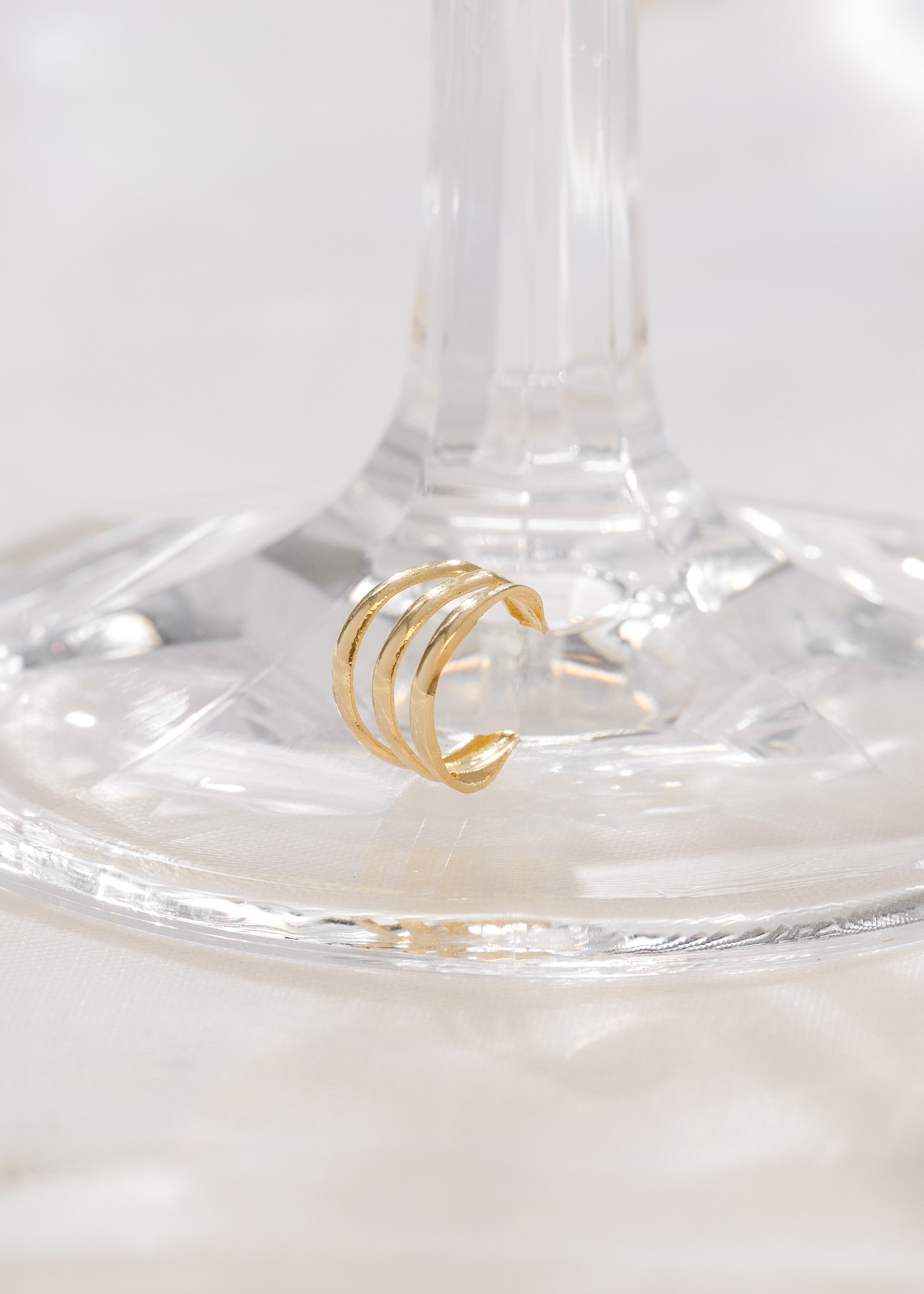 Topo En Oro Laminado 18K Ear Cuff Pretty Para Dama