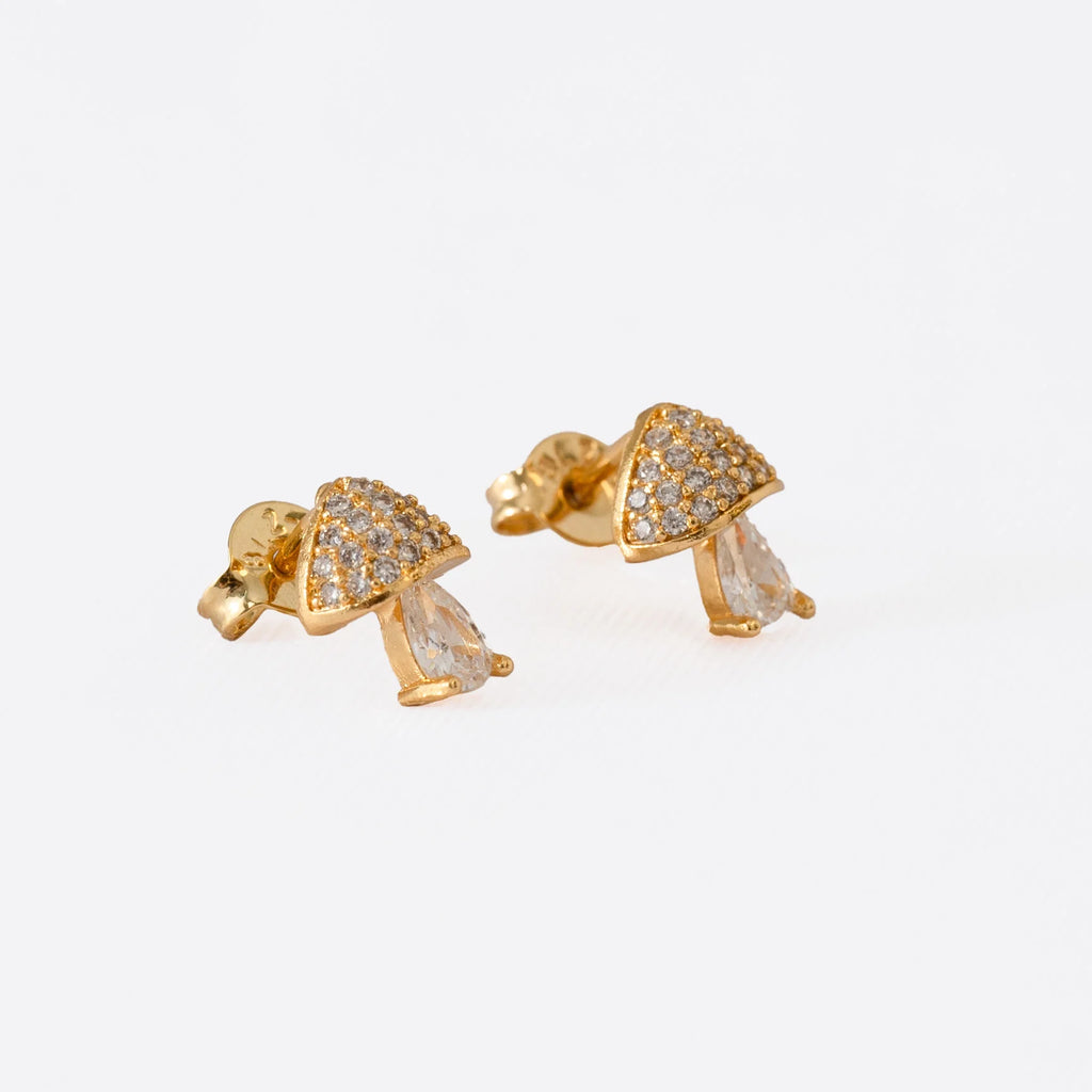 Topo En Oro Laminado 18K Mushroom Para Dama