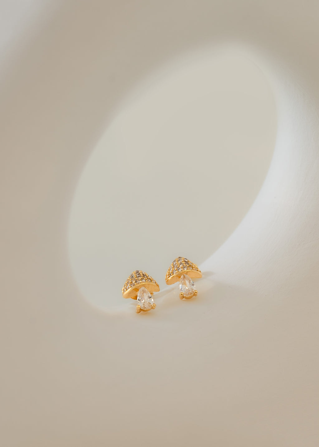 Topo En Oro Laminado 18K Mushroom Para Dama