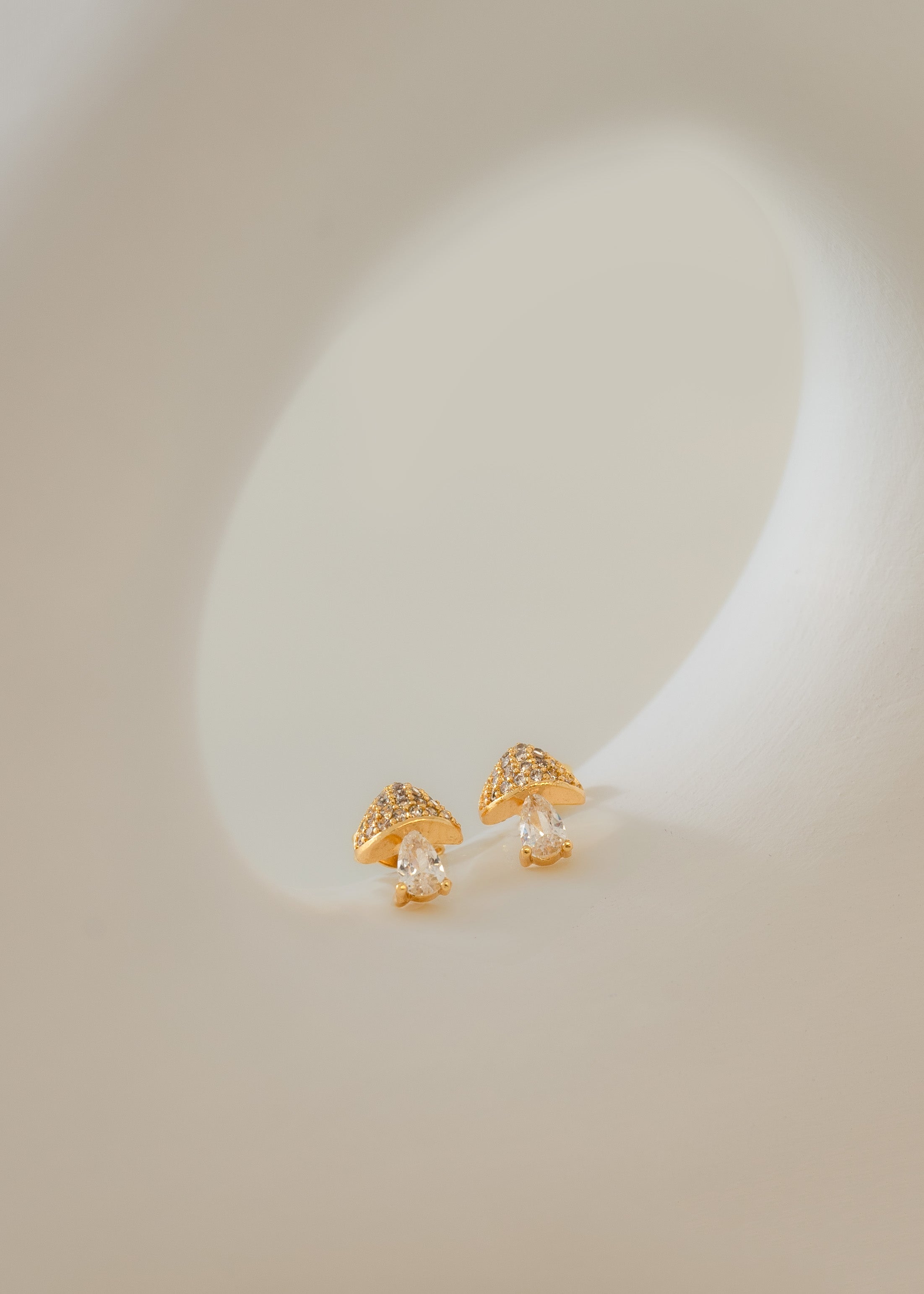 Topo En Oro Laminado 18K Mushroom Para Dama