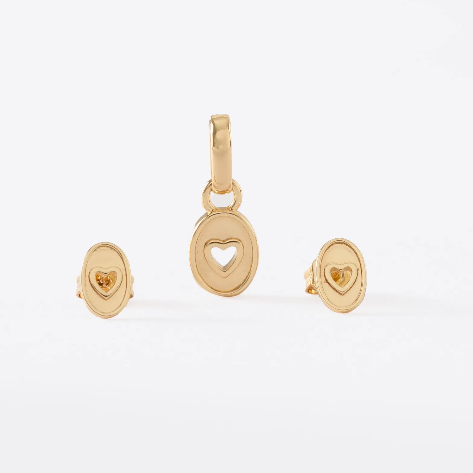 Conjunto En Oro Laminado 18K Golden Love Para Dama