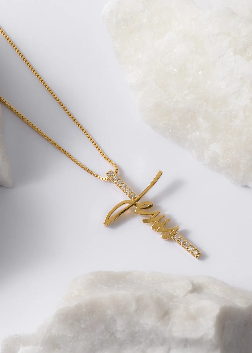 Conjunto En Oro Laminado 18K Jesus Para Dama