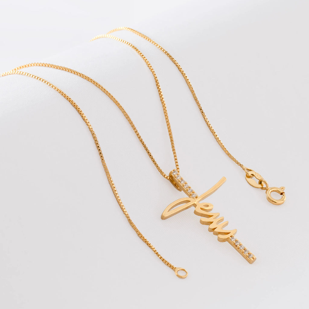 Conjunto En Oro Laminado 18K Jesus Para Dama