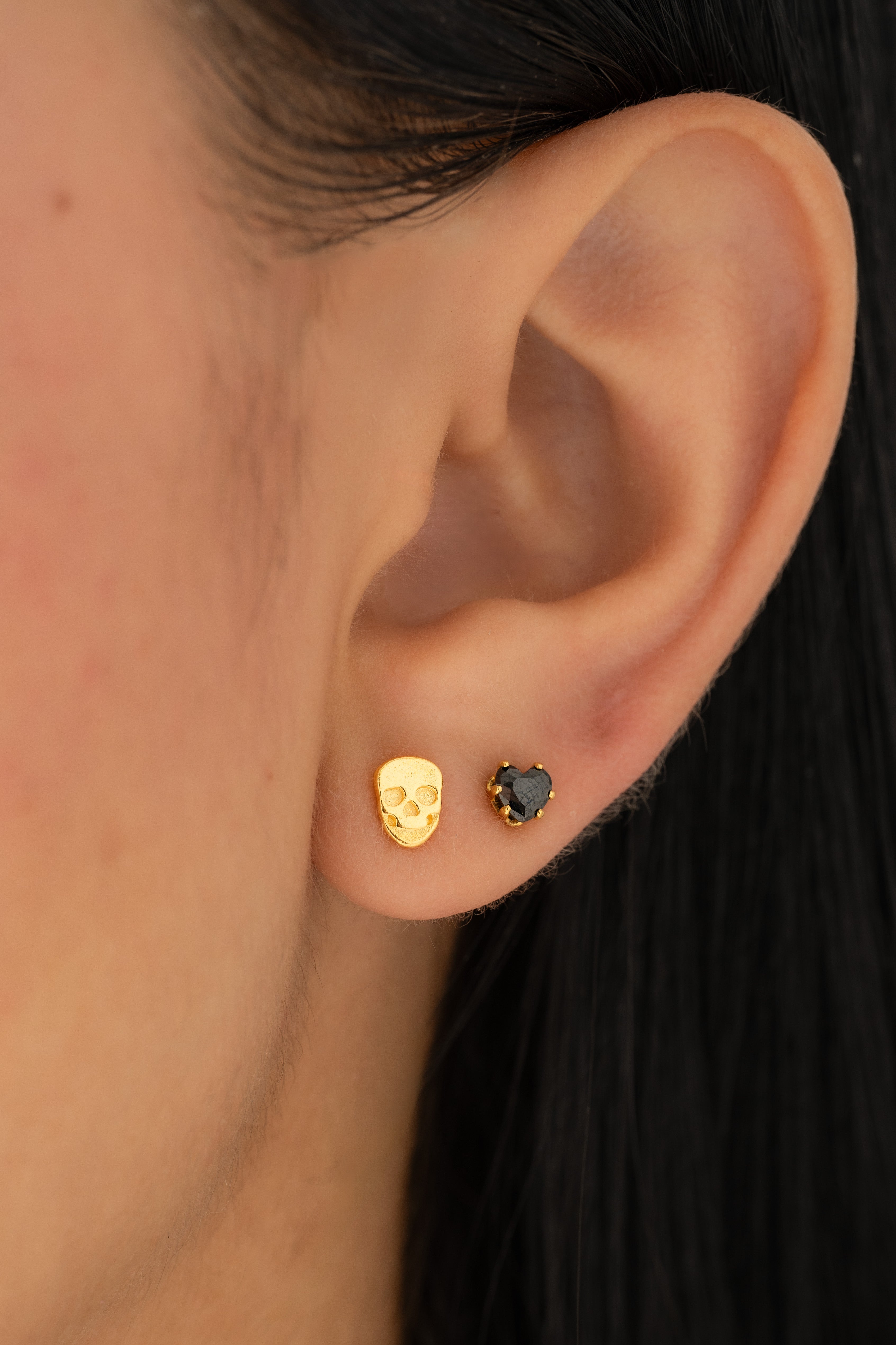 Topo En Oro Laminado 18K Calavera Para Dama