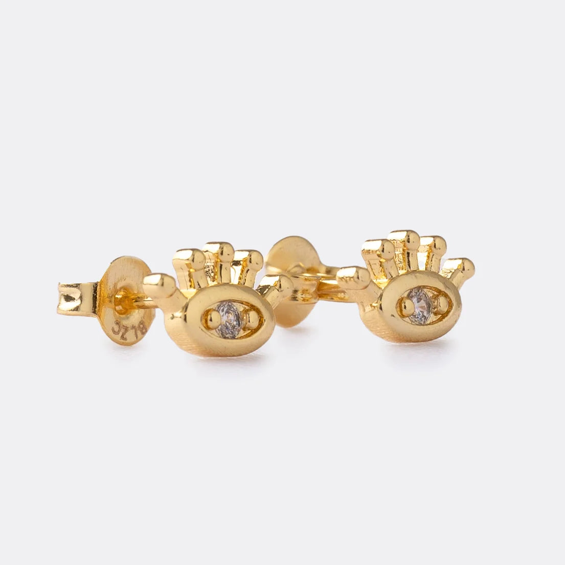 Topo En Oro Laminado 18K Ojo Nazar Para Dama