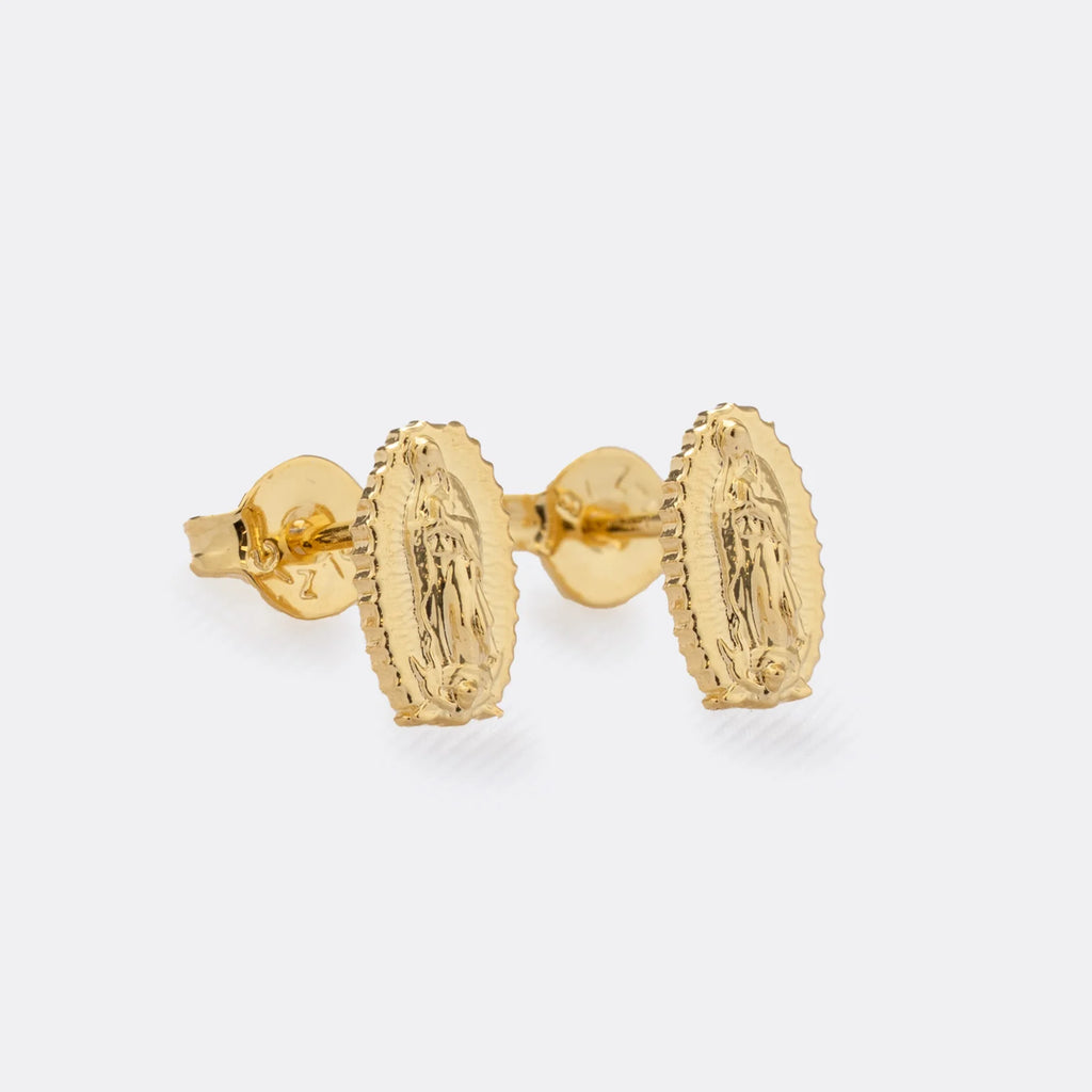 Topo En Oro Laminado 18K Guadalupe Finita Para Dama