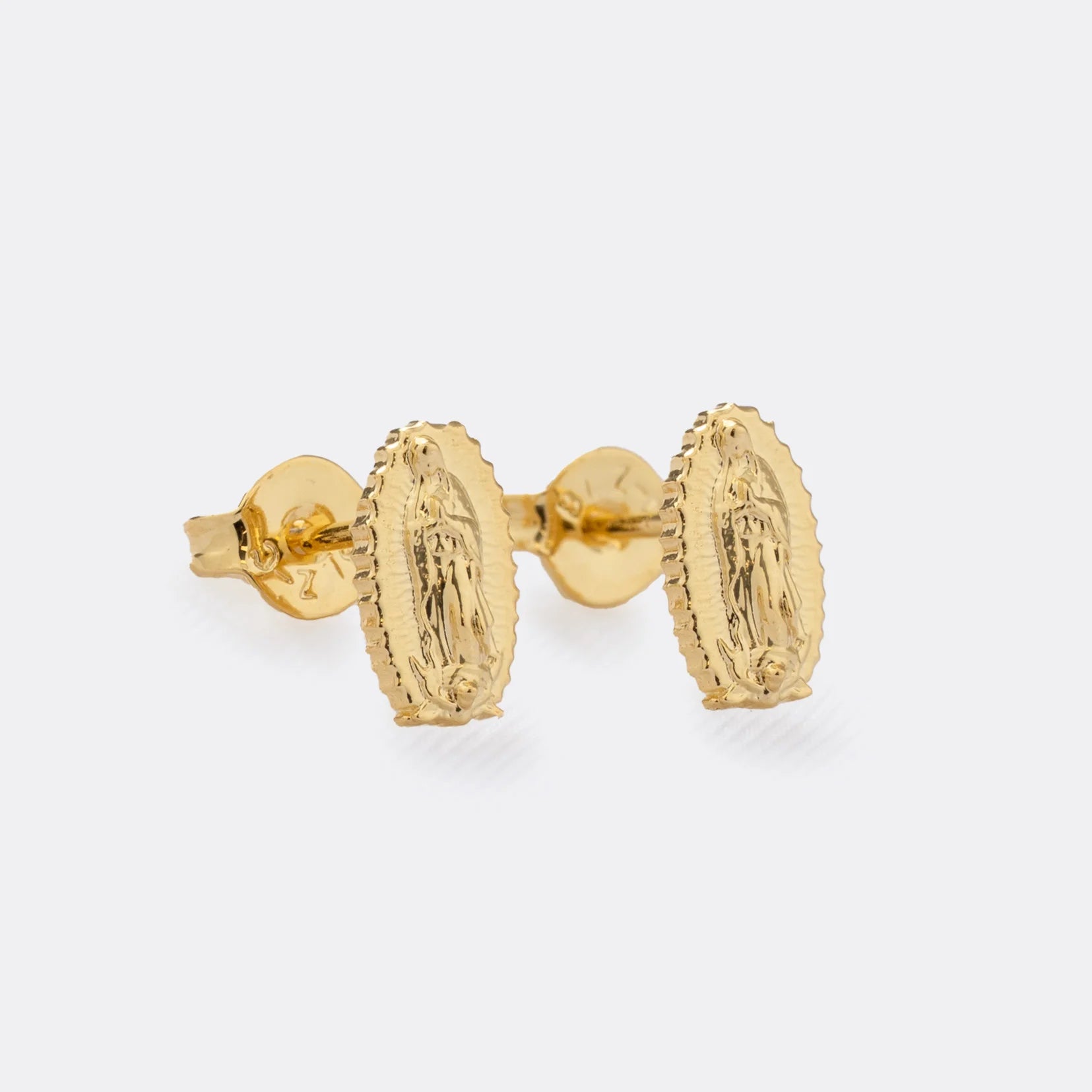 Topo En Oro Laminado 18K Guadalupe Finita Para Dama