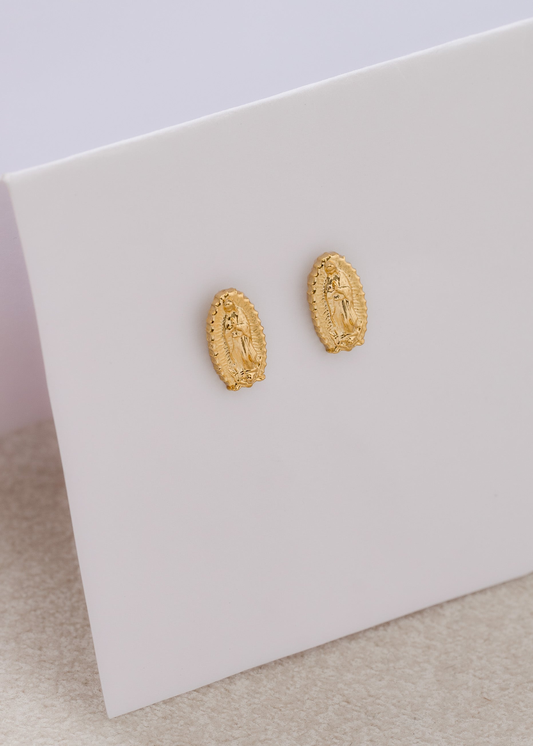 Topo En Oro Laminado 18K Guadalupe Finita Para Dama