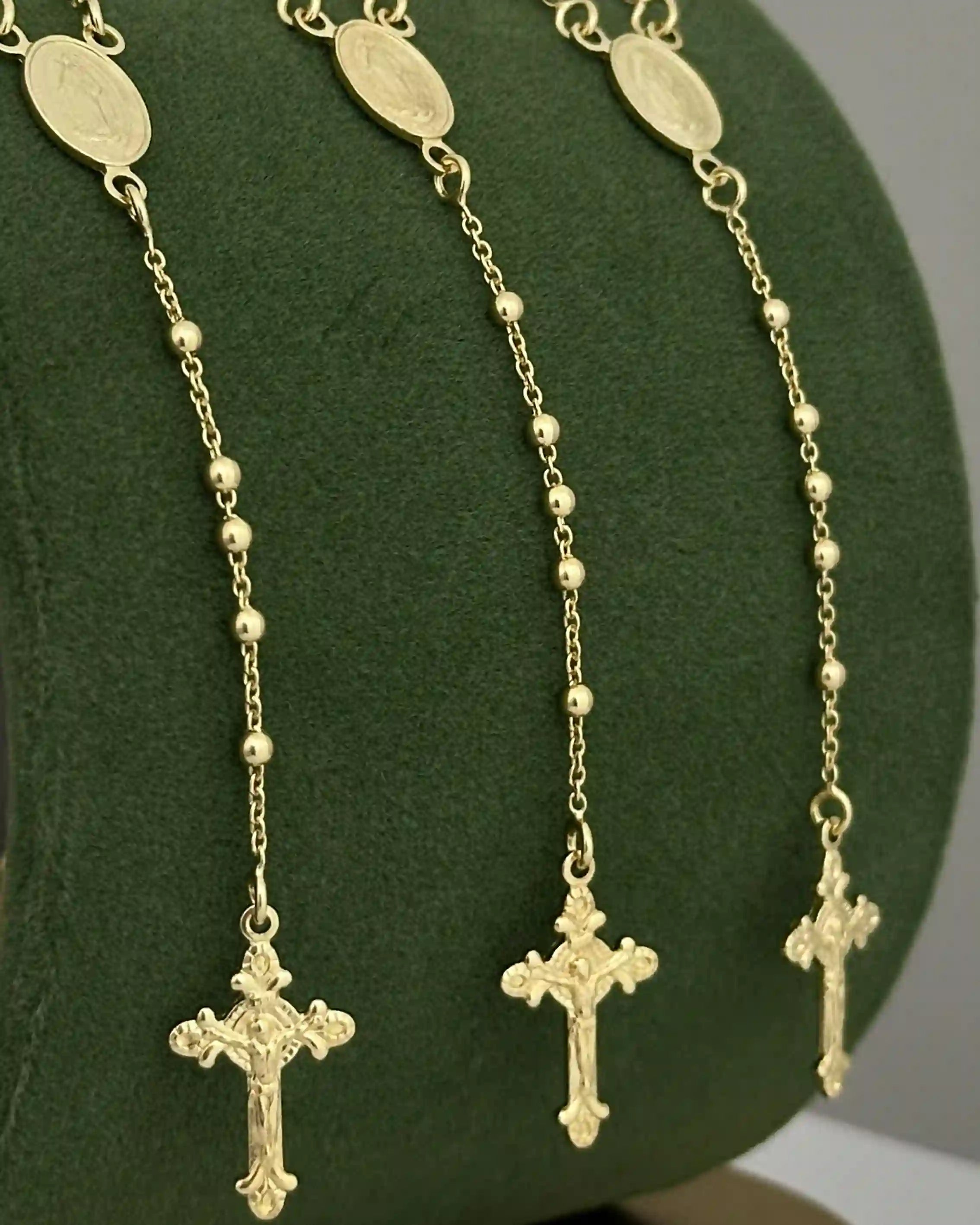 Rosario En Oro Laminado 18K IT Balin 2,5 mm Para Dama