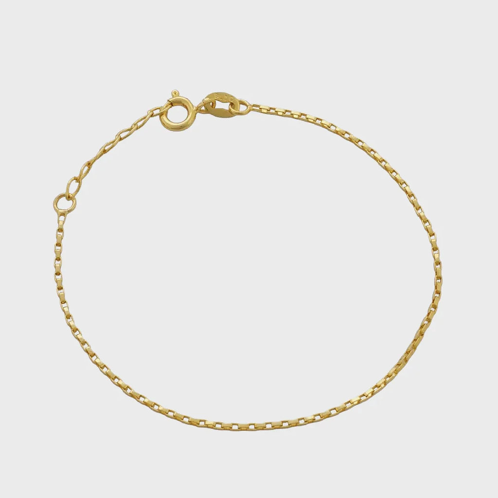 Pulsera En Oro Laminado 18K Vintage Para Dama
