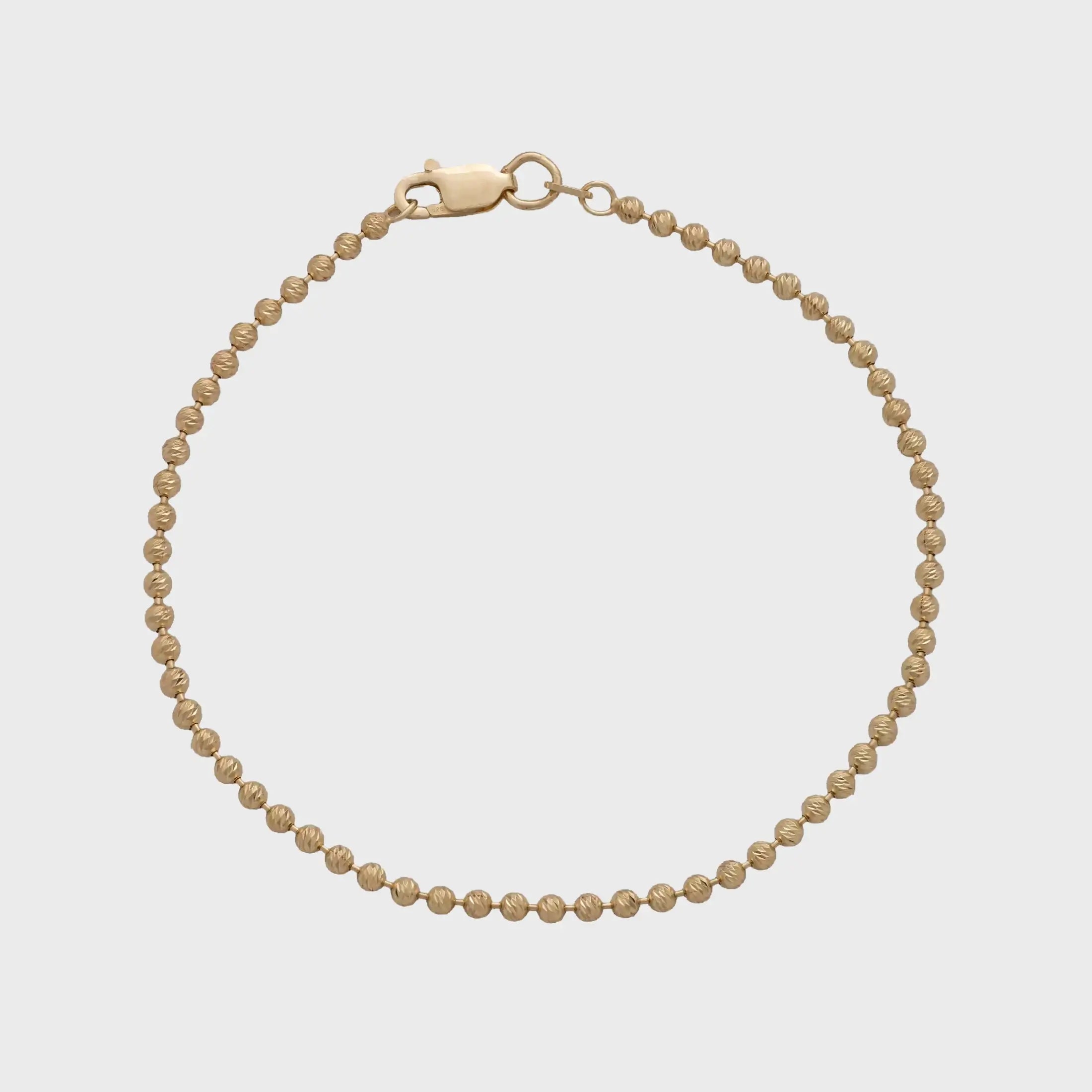 Pulsera En Oro Laminado 18K Militar IT Para Caballero