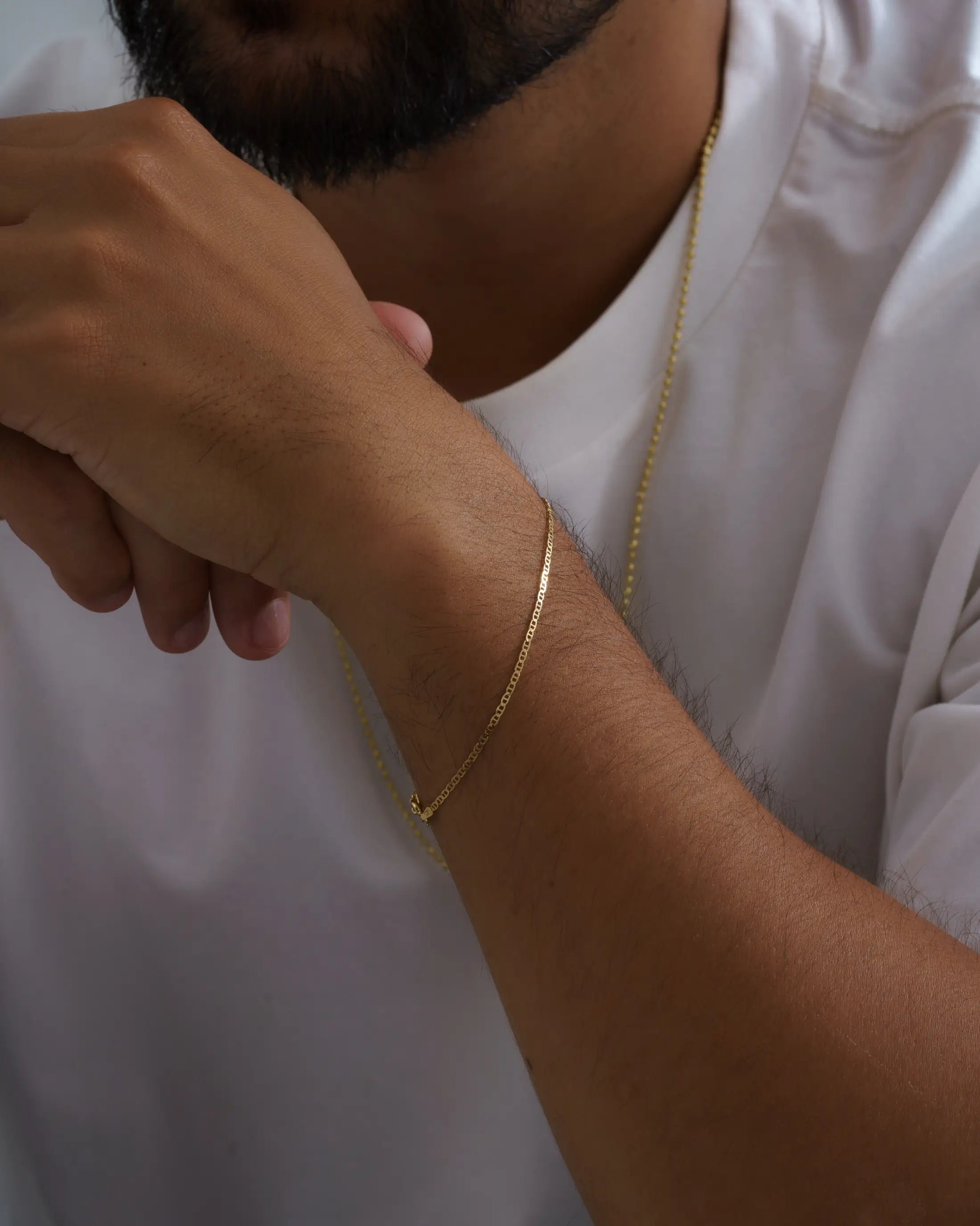 Pulsera En Oro Laminado 18K Marine IT Para Caballero