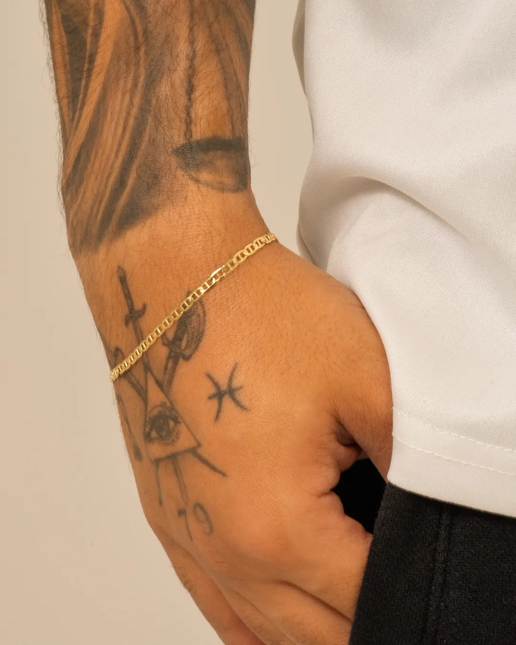 Pulsera En Oro Laminado 18K Marine IT Para Caballero
