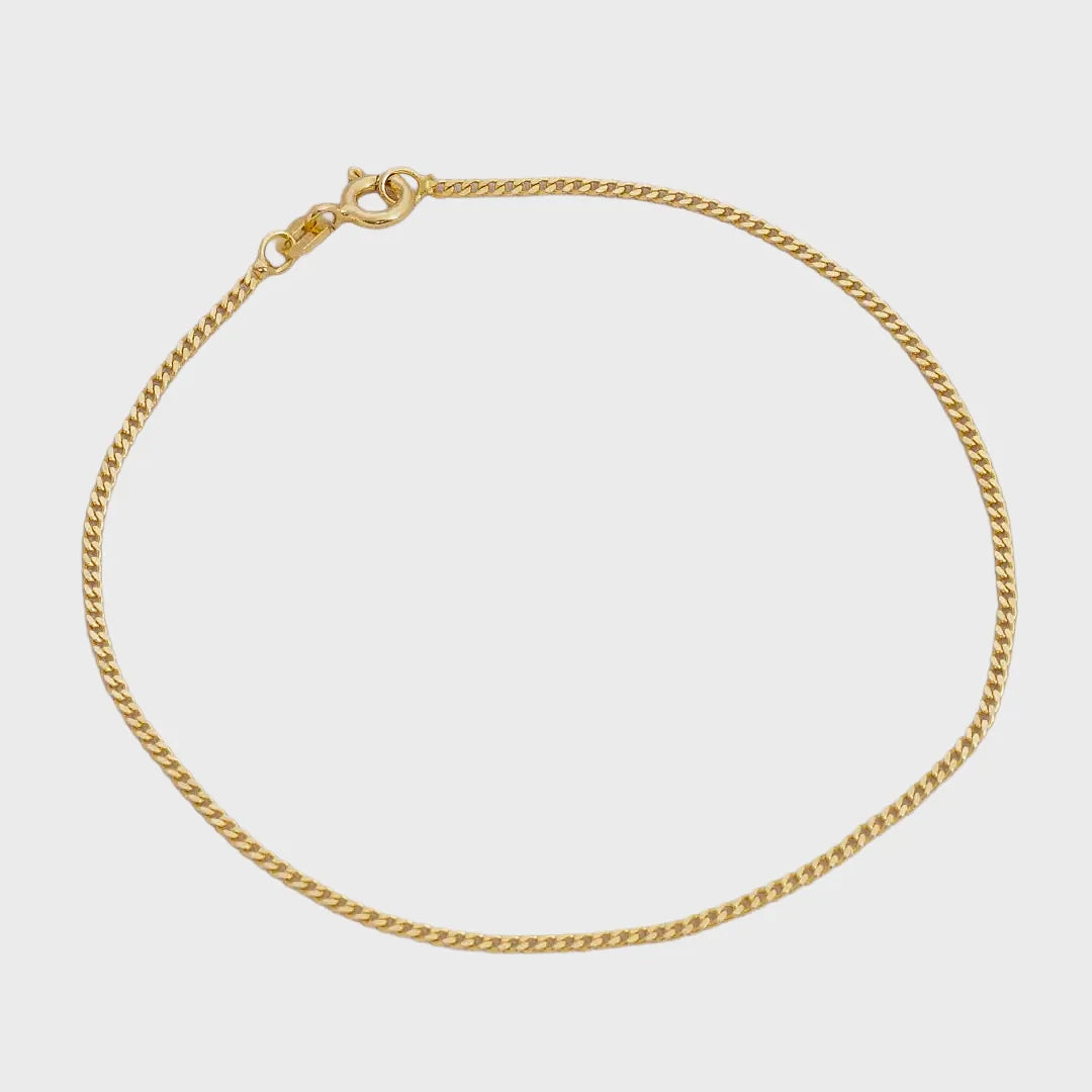 Pulsera En Oro Laminado 18K Cubanita IT Para Caballero