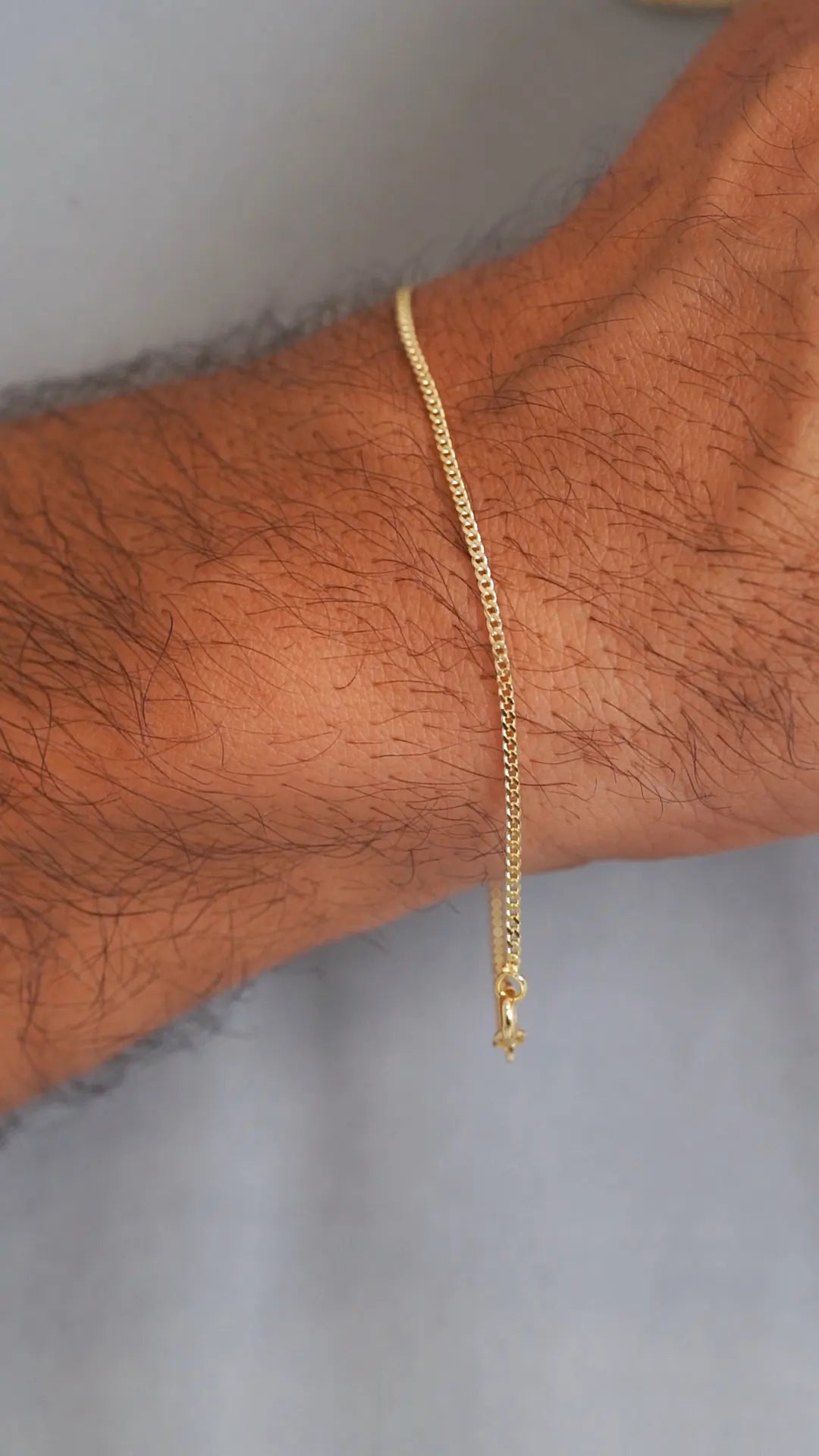 Pulsera En Oro Laminado 18K Cubanita IT Para Caballero