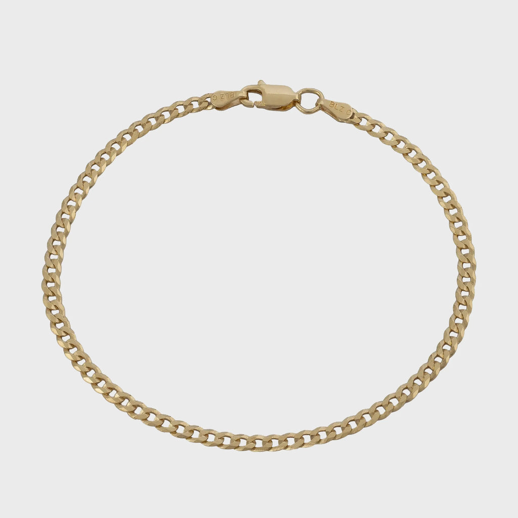 Pulsera En Oro Laminado 18K Cubana IT Para Caballero