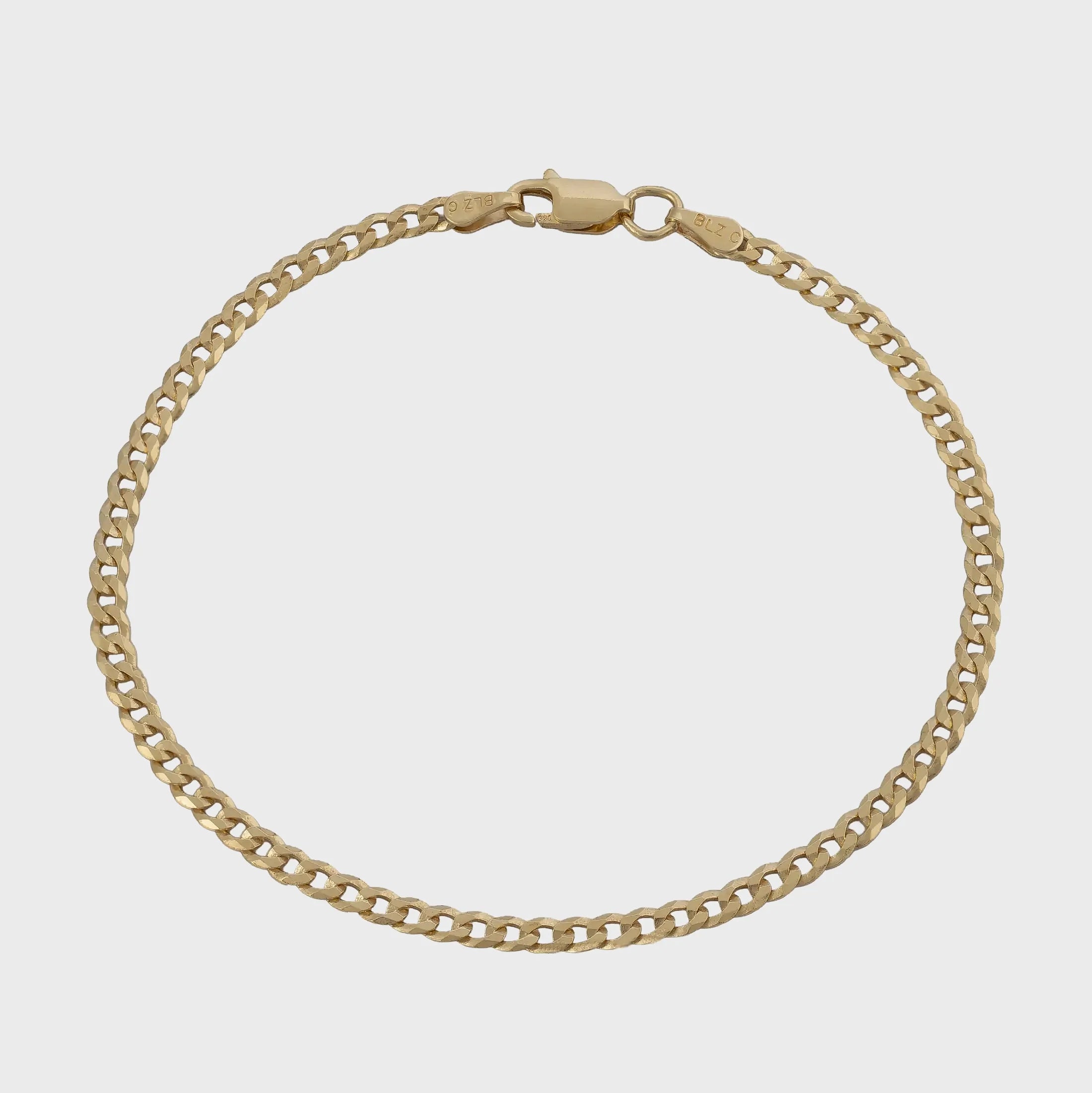 Pulsera En Oro Laminado 18K Cubana IT Para Caballero