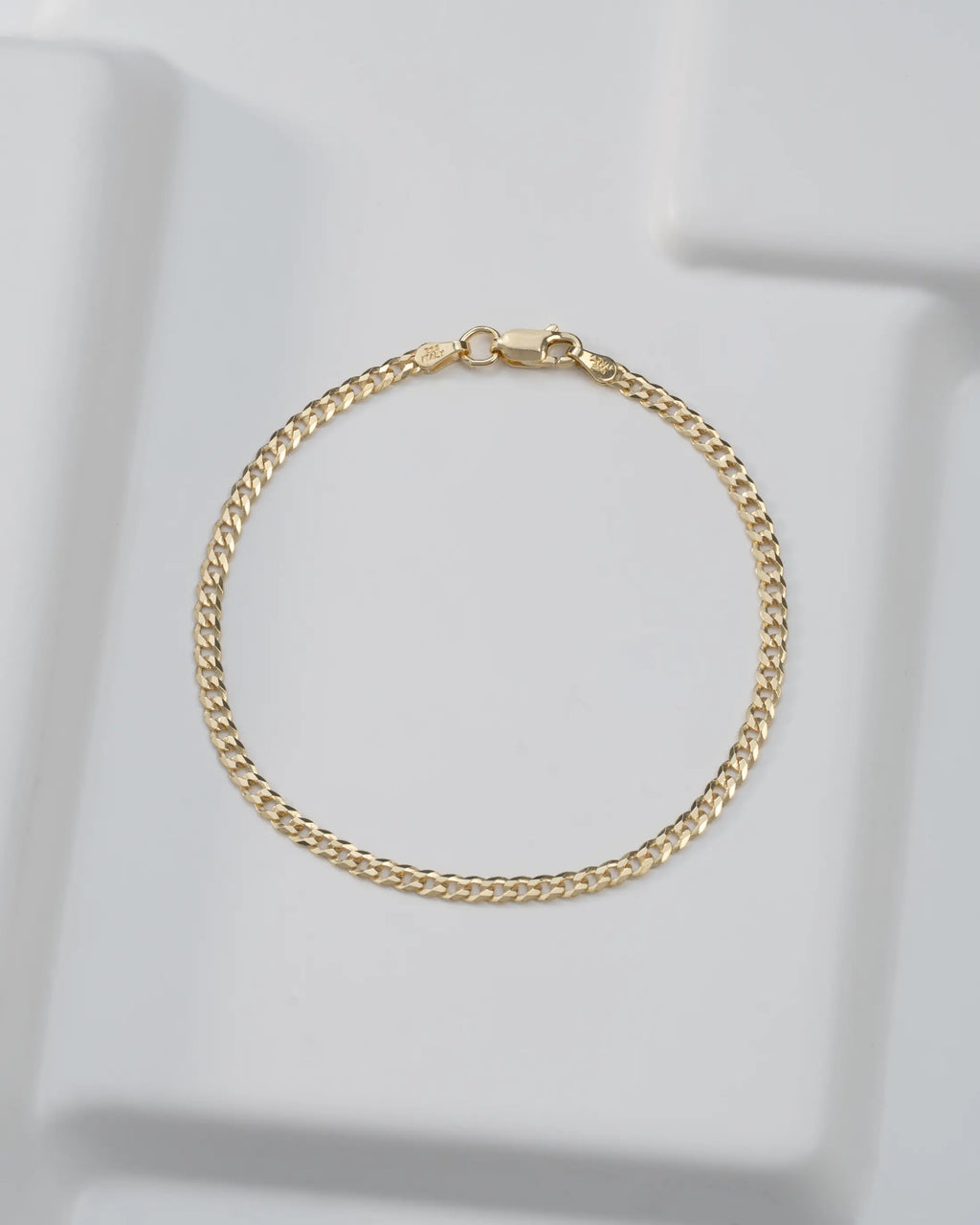 Pulsera En Oro Laminado 18K Cubana IT Para Caballero
